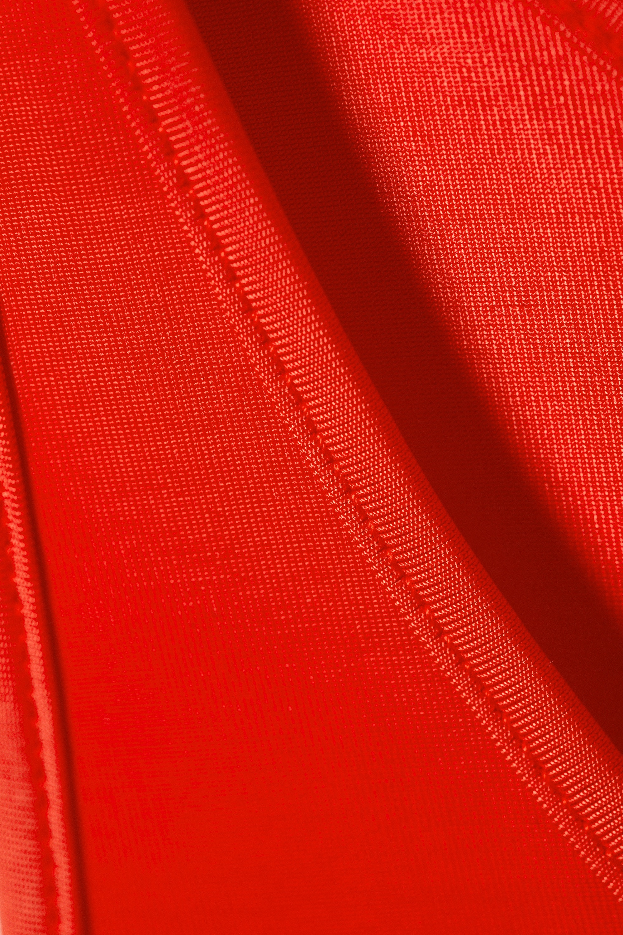 Knallrot - Mini-Trägerkleid aus Jersey - 5