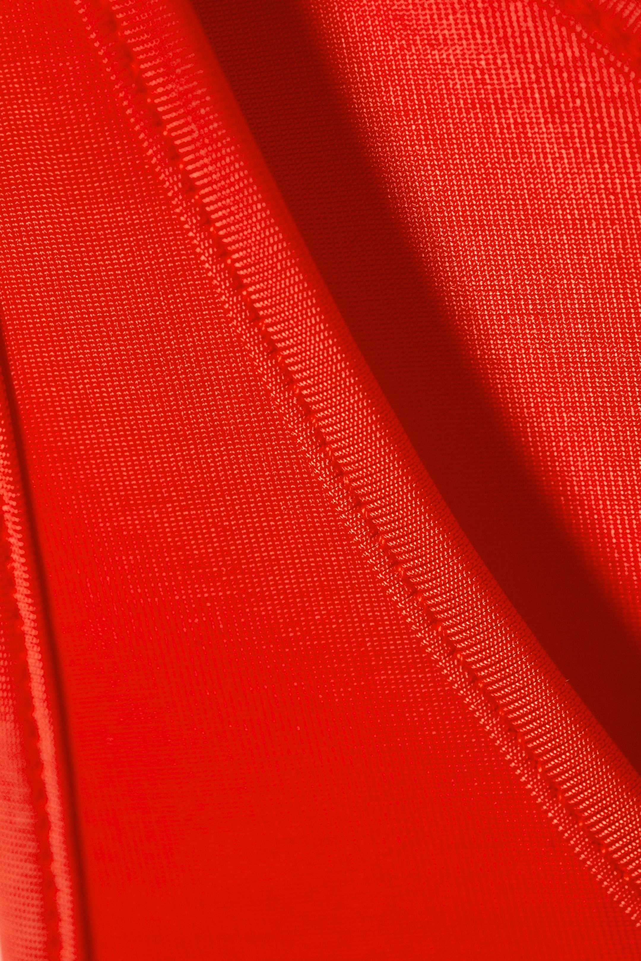 Knallrot - Mini-Trägerkleid aus Jersey - 5