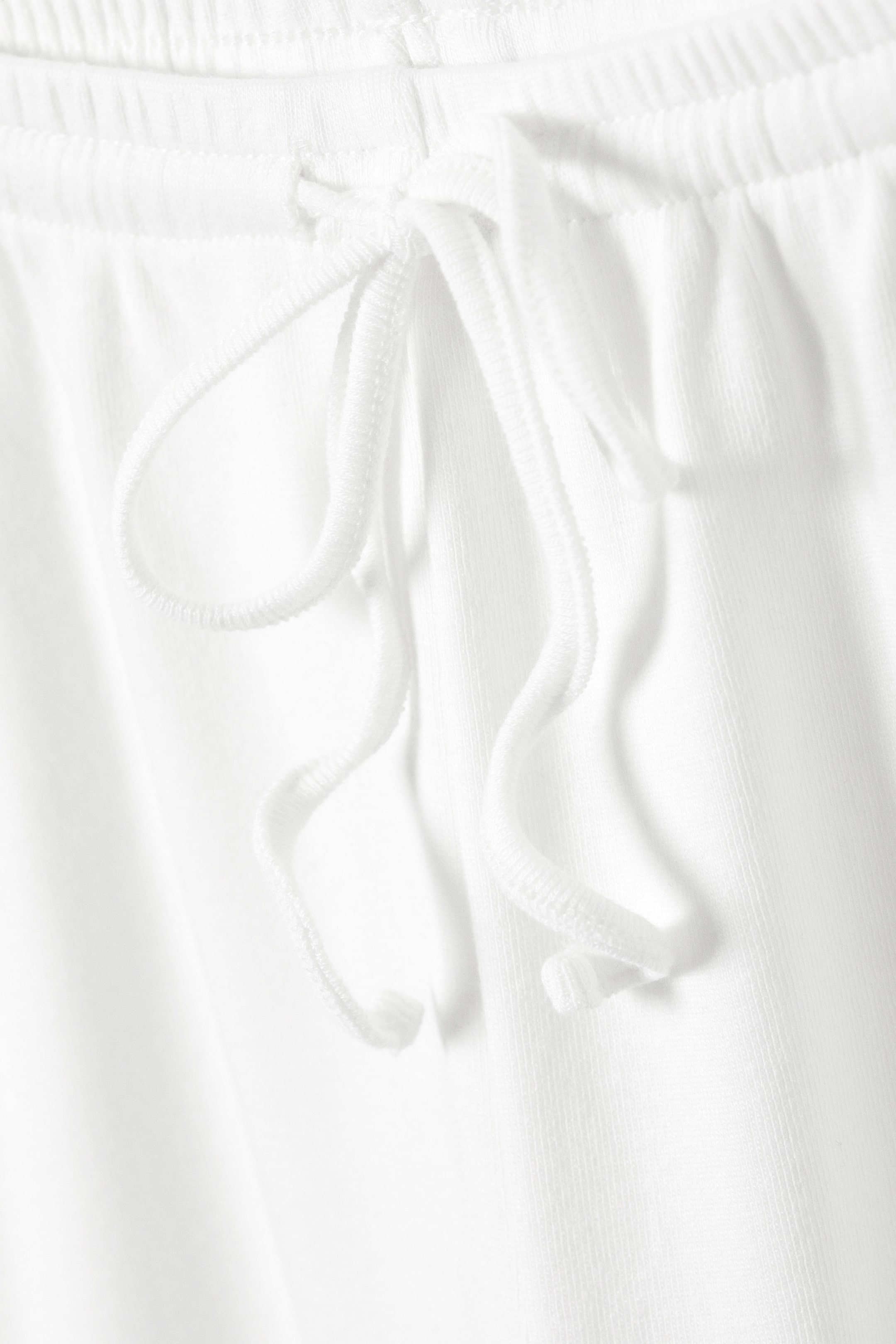 White - Relaxed Pyjama Trousers - 2