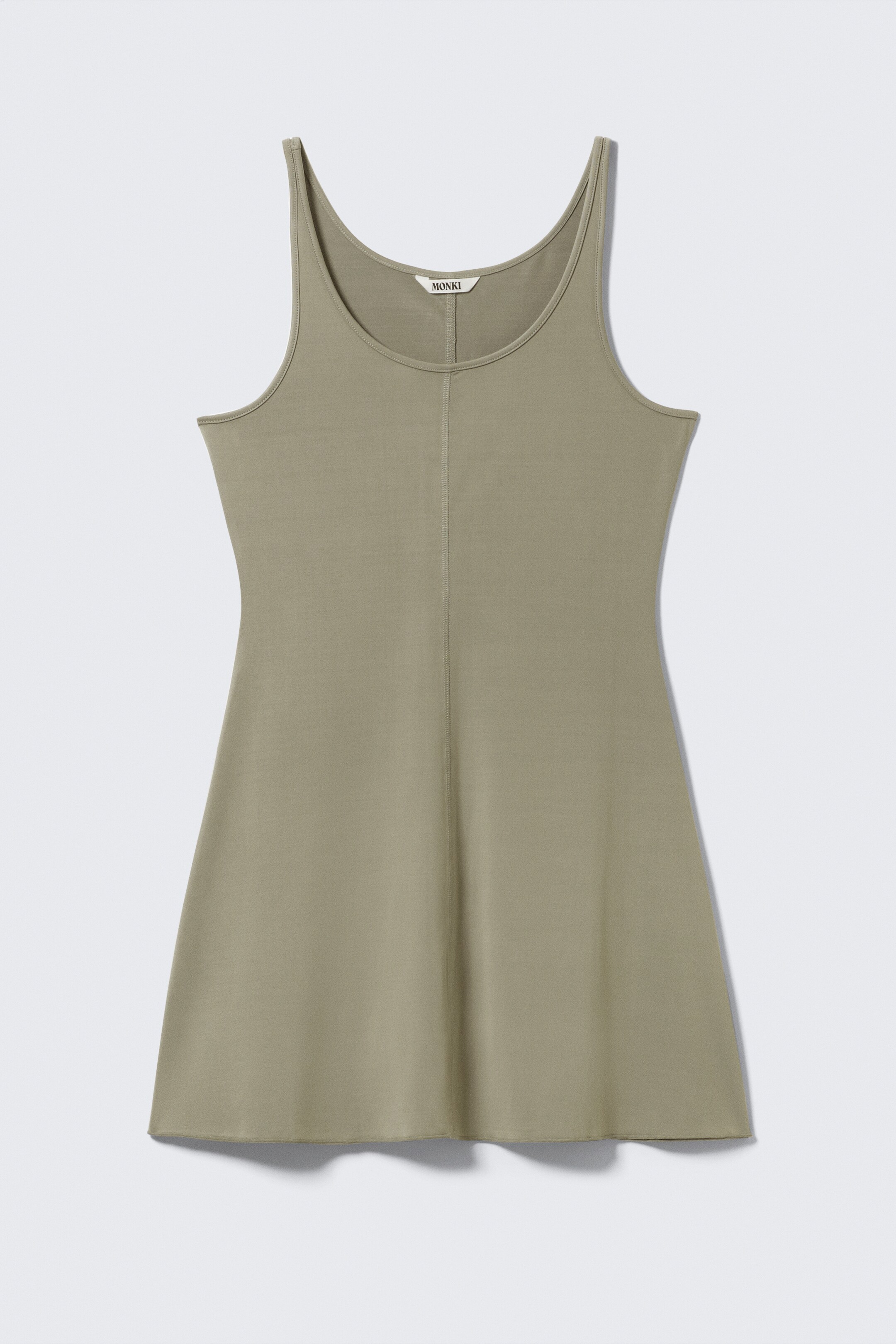 Ingrandisci l'immagine: Mini Jersey Tank Dress - Khaki Green - DONNA | H&M CH 5