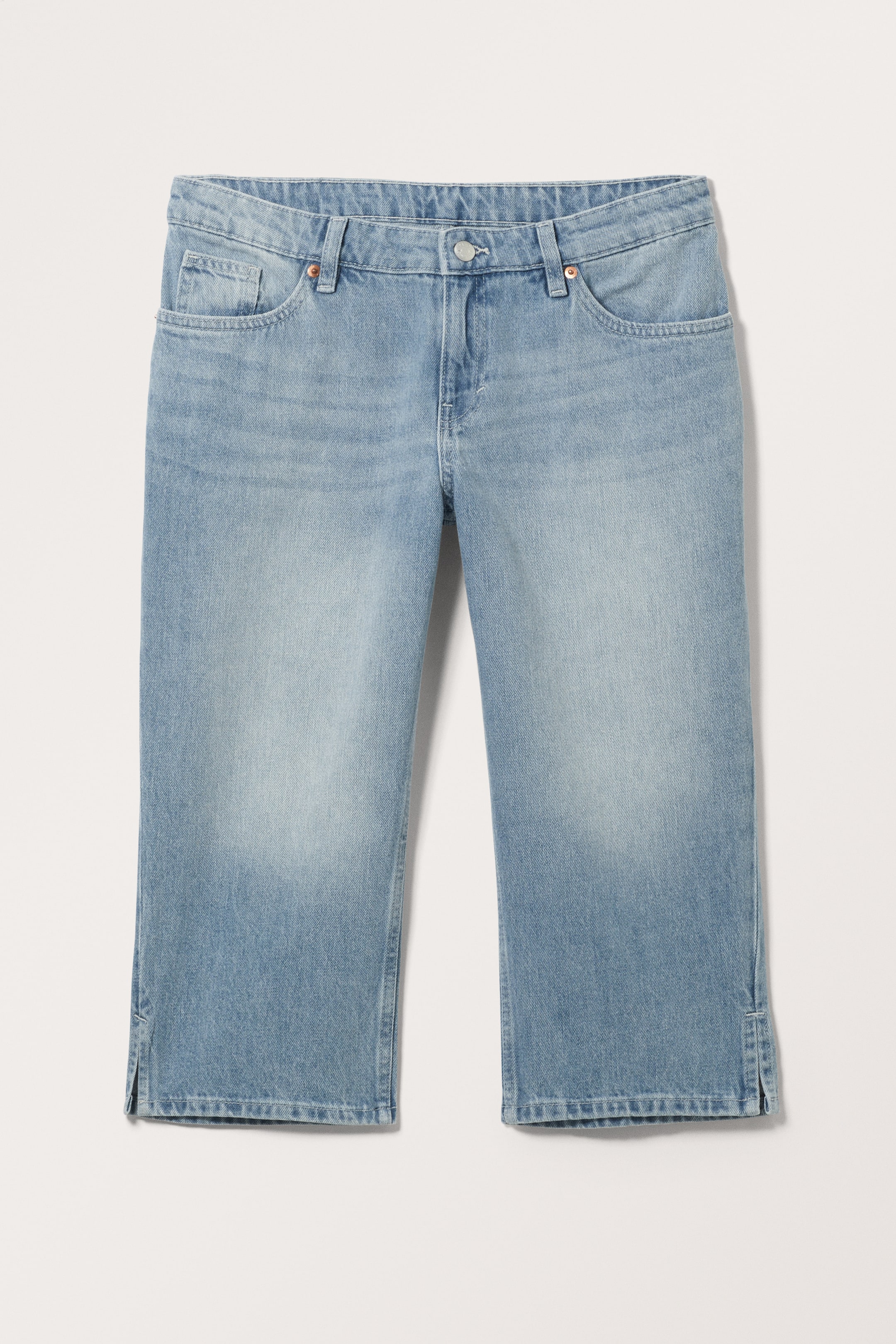 Se større billede: Moop lave capri jeans - Rad Blue - DAME | H&M DK 1