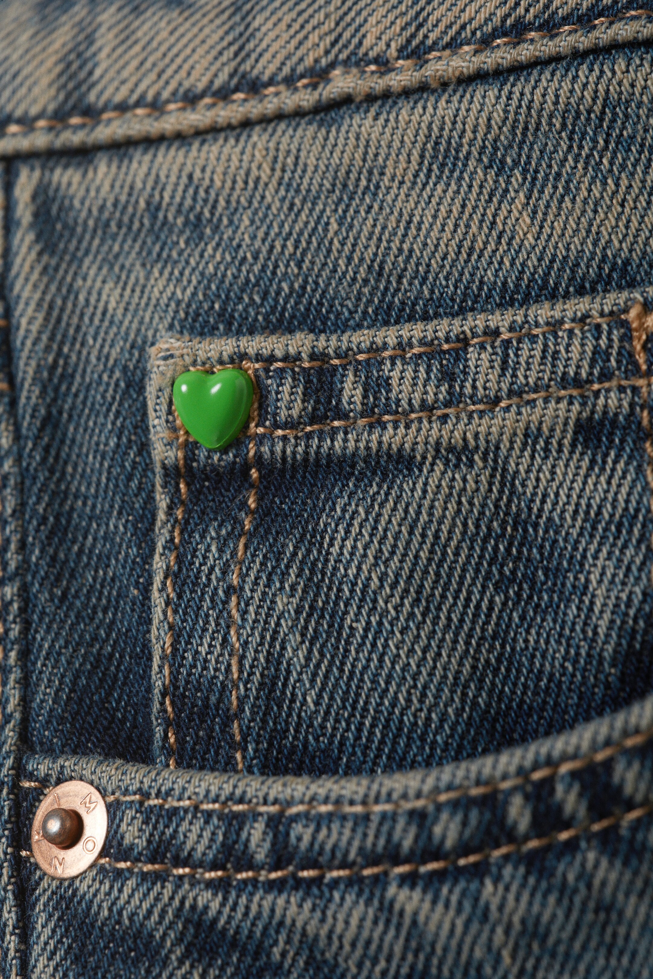 Zobacz większy obraz: Imoo Low Wide Jeans - Desert Blue - ONA | H&M PL 7