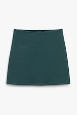 Dark green - A-line mini skirt - 0