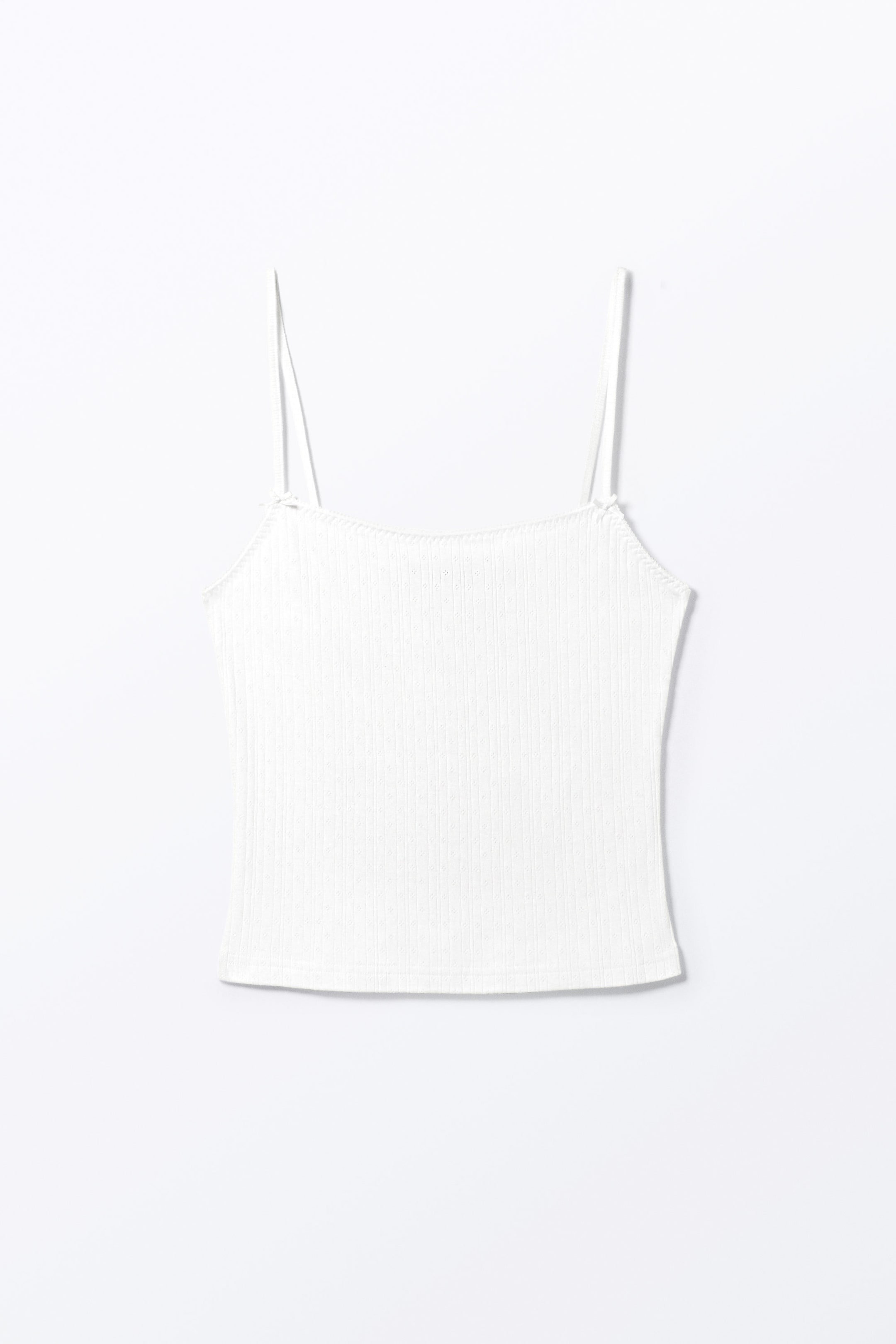 Off-white - Pointelle Strap Top - 0