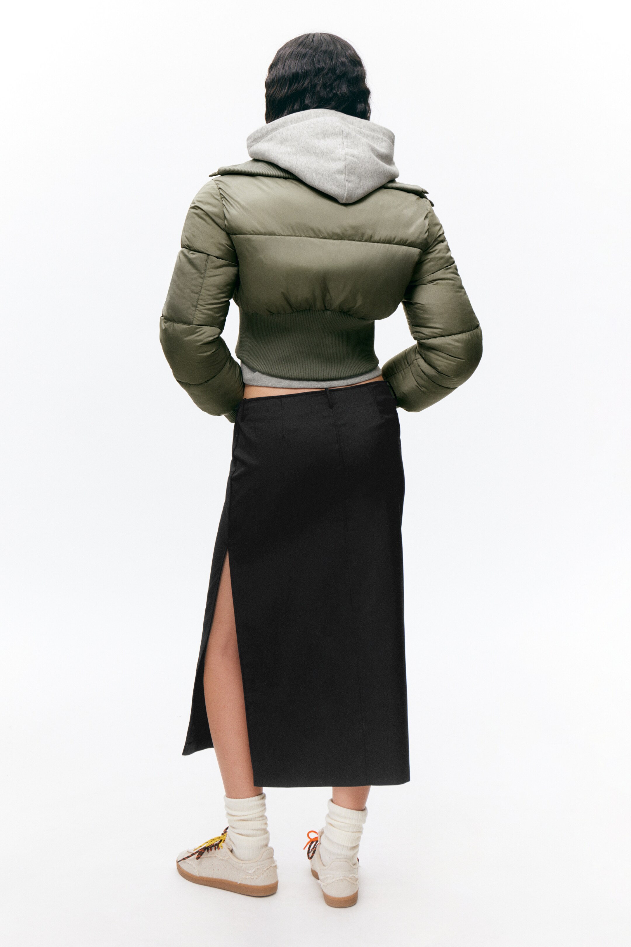Se større billede: Lavtaljet midilang blyantnederdel - Sort - DAME | H&M DK 3