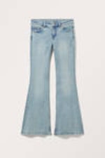 Space Blue - Katsumi Low Waist Flared Jeans - 5