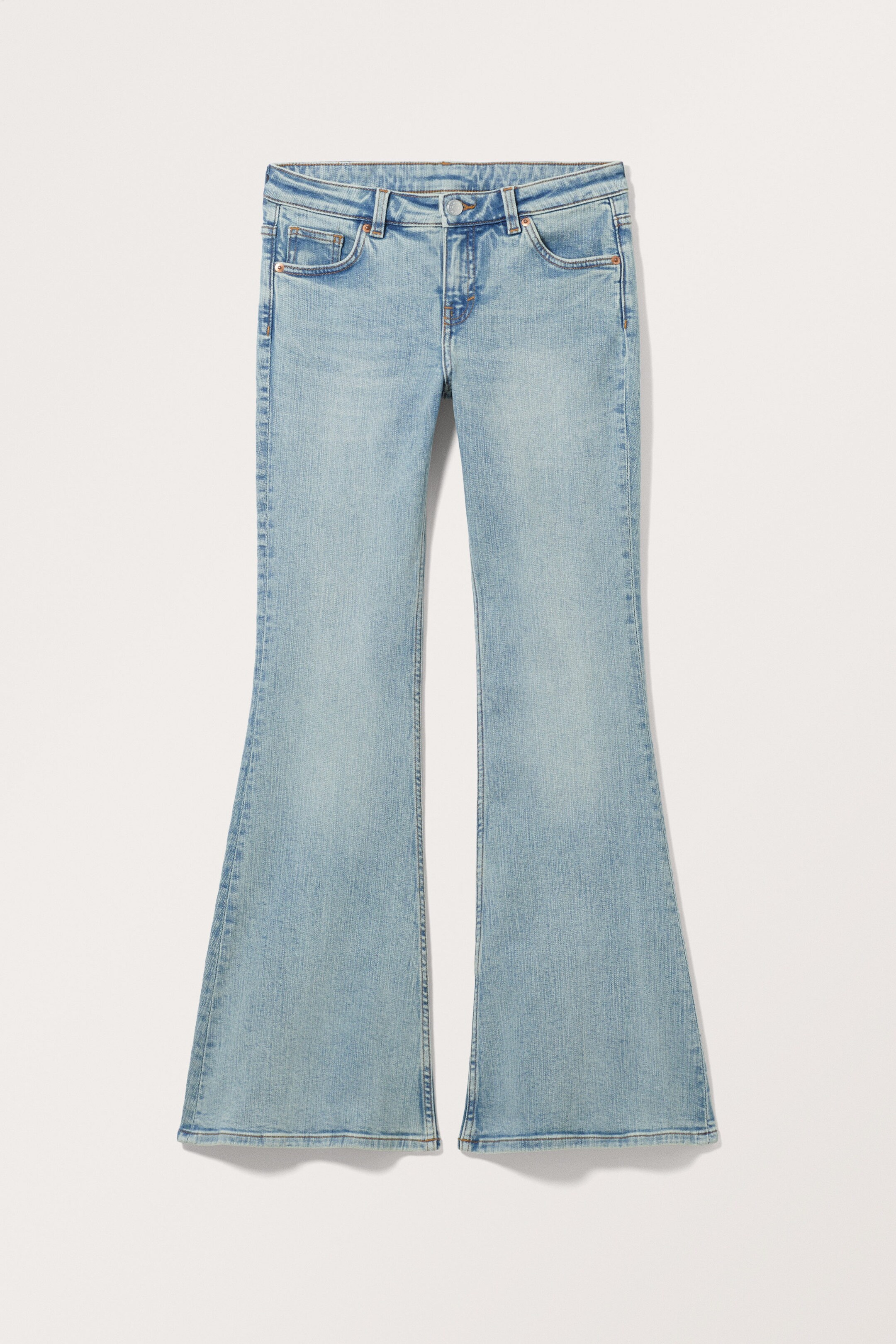 Space Blue - Katsumi Low Waist Flared Jeans - 0