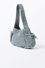 Jean bleu - Sac à bandoulière rectangulaire - 1