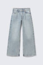Venice Blue - Light Blue - Paz Mid Straight Embellished Jeans - 5