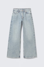 Venice Blue - Light Blue - Paz Mid Straight Embellished Jeans - 5