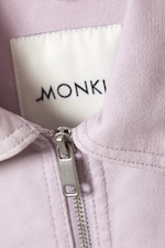 Light Dusty Purple - Two-way Zip Oxford Jacket - 1