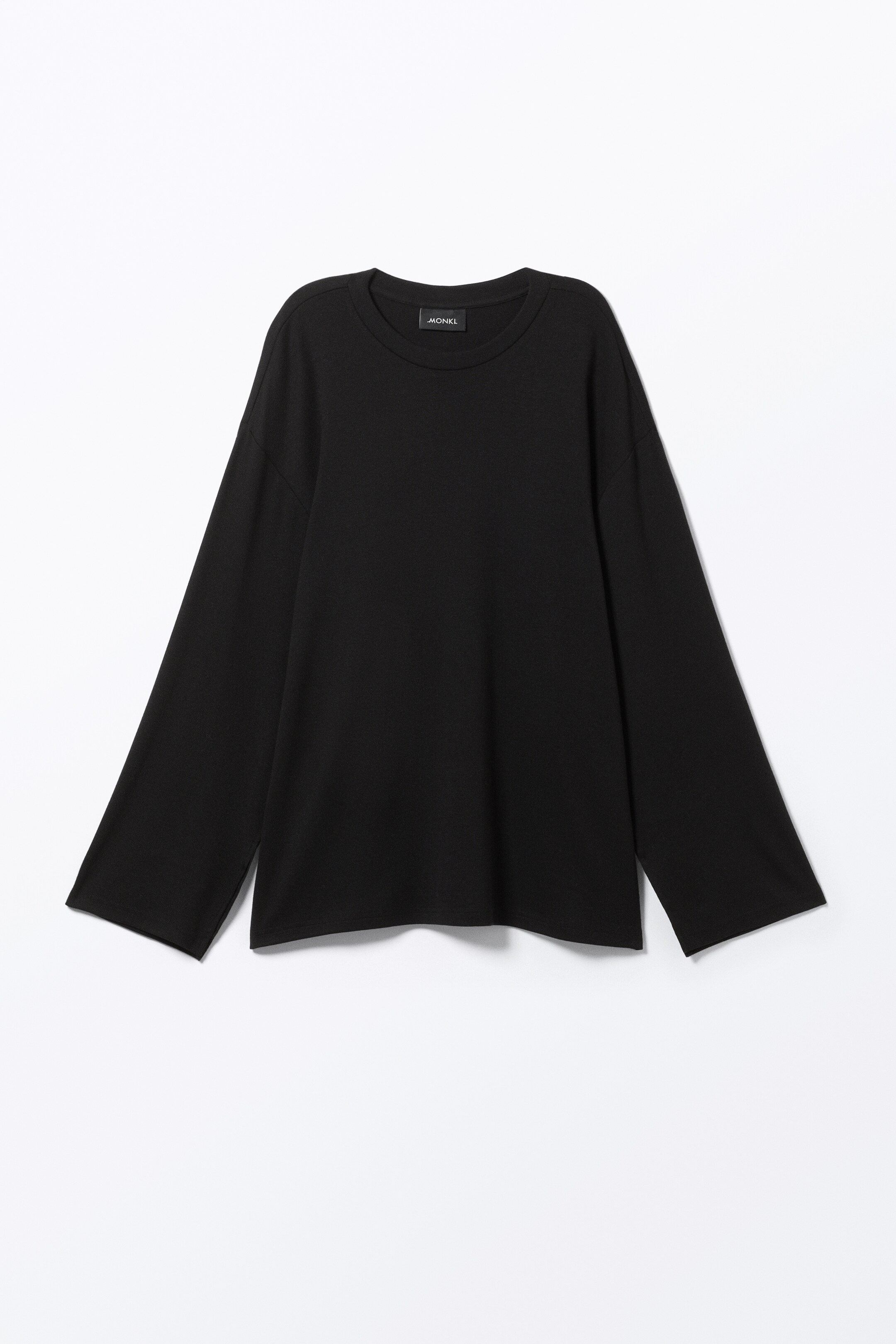 Größeres Bild ansehen: Weiches Oversize-Longsleeve - Schwarz - Ladies | H&M DE 1