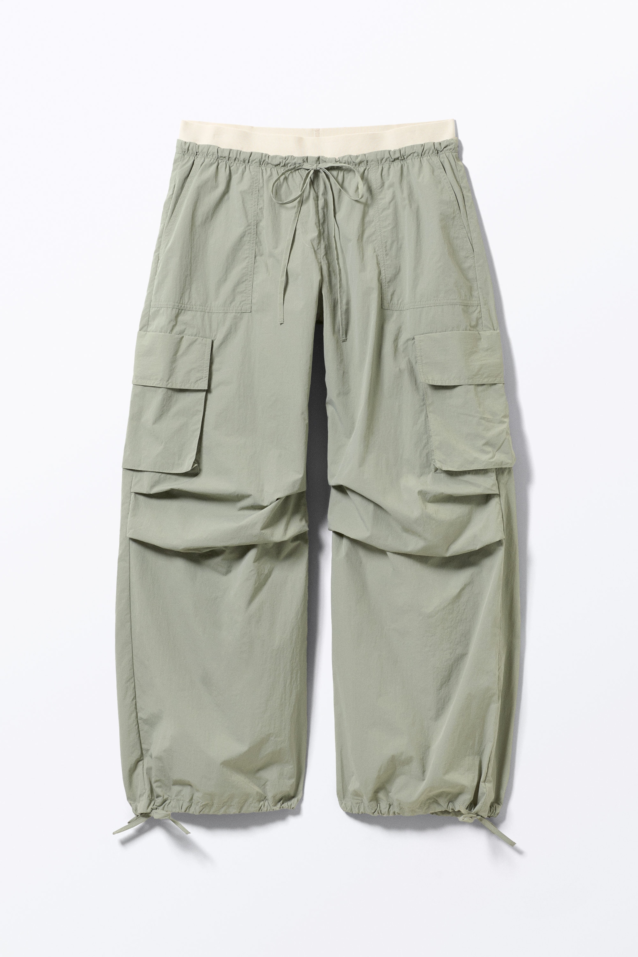 Helles Khakigrün - Weitere Nylon-Cargo-Hose - 1