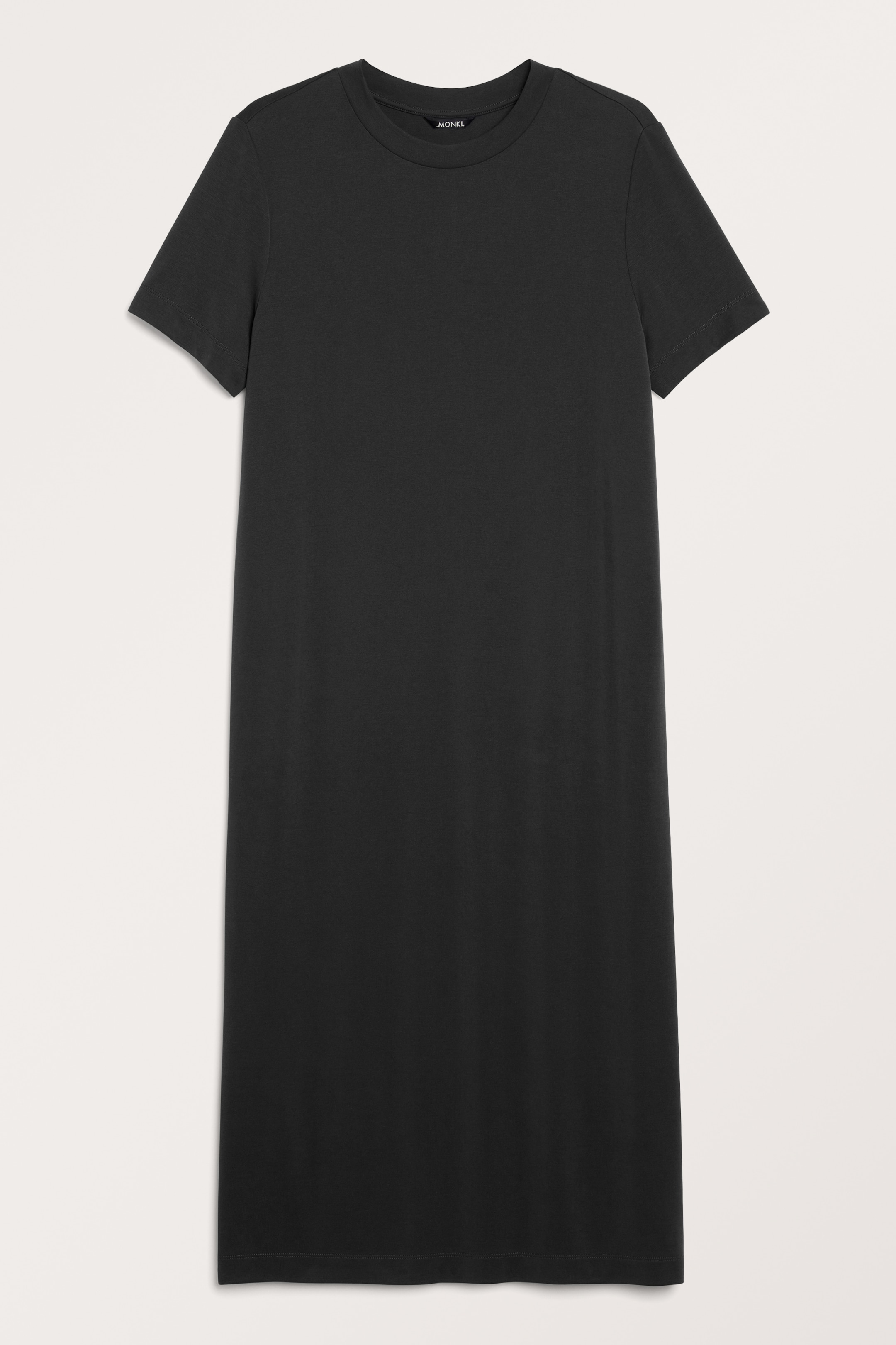 Größeres Bild ansehen: Superweiches T-Shirt-Kleid - Schwarz - Ladies | H&M DE 1
