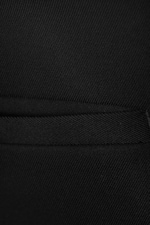 Svart - Kort kostymkjol med låg midja - 4