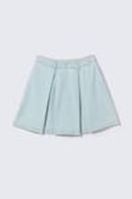 Sky Blue - Ljusblå - Amber High Waisted Circle Midi Denim Skirt - 4