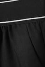Black - Loose Elastic Suiting Trousers - 5
