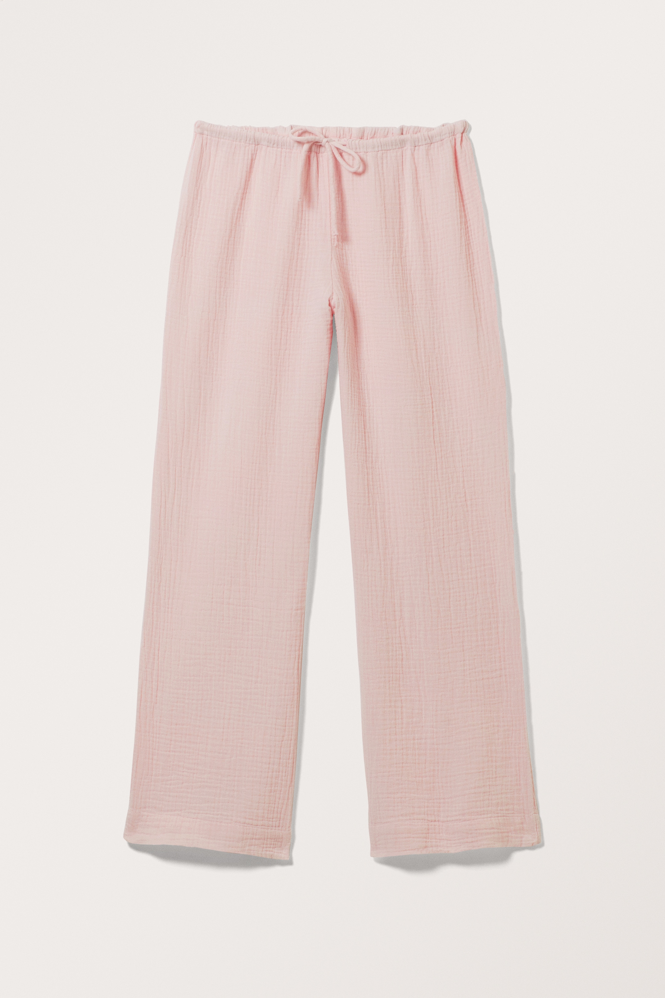 View larger image: Loose Pull-on Cotton Trousers - Light Pink - Ladies | H&M GB 1
