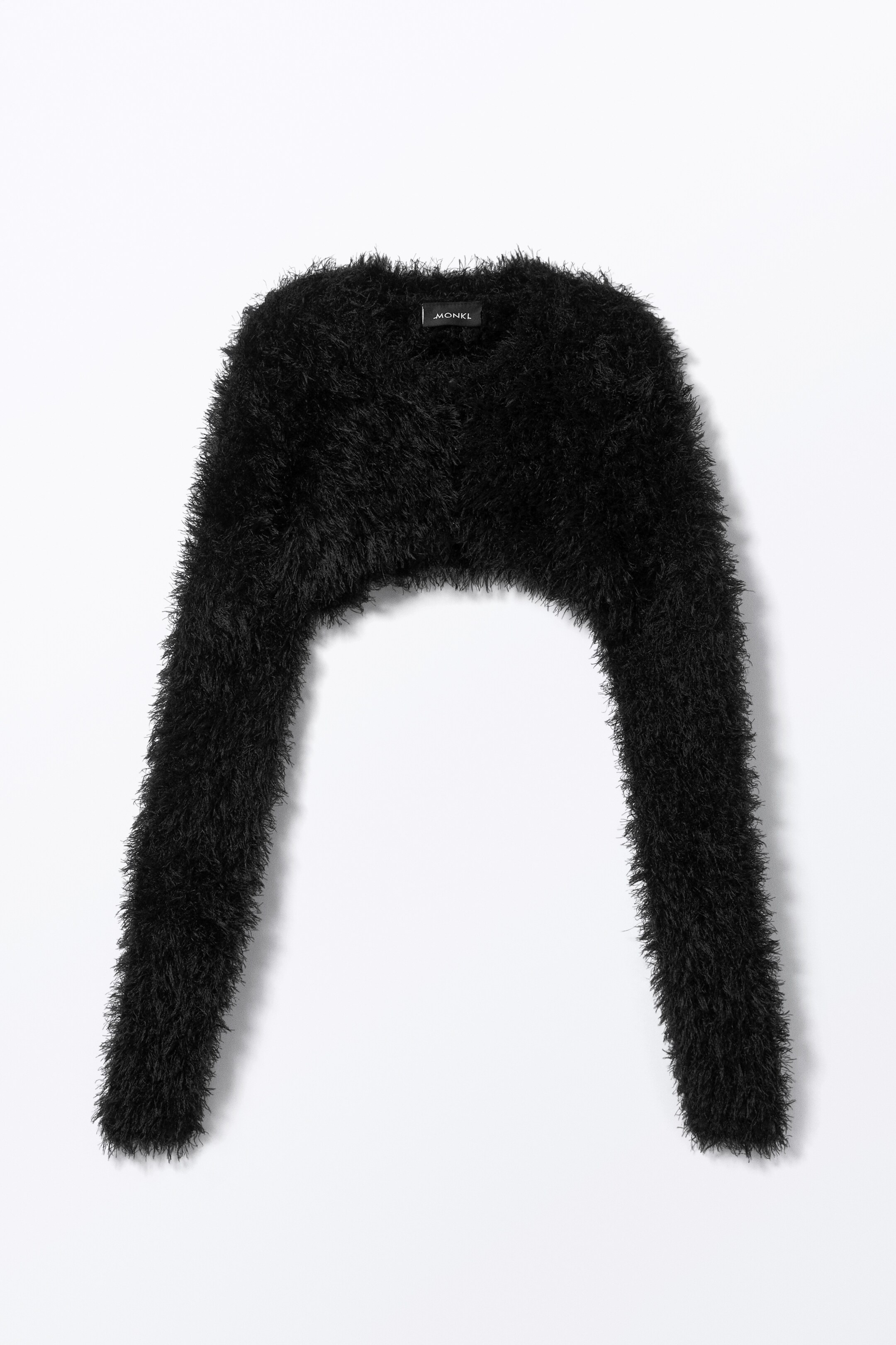 Agrandir l'image: Cardigan boléro en maille poilue - Noir - FEMME | H&M CH 1