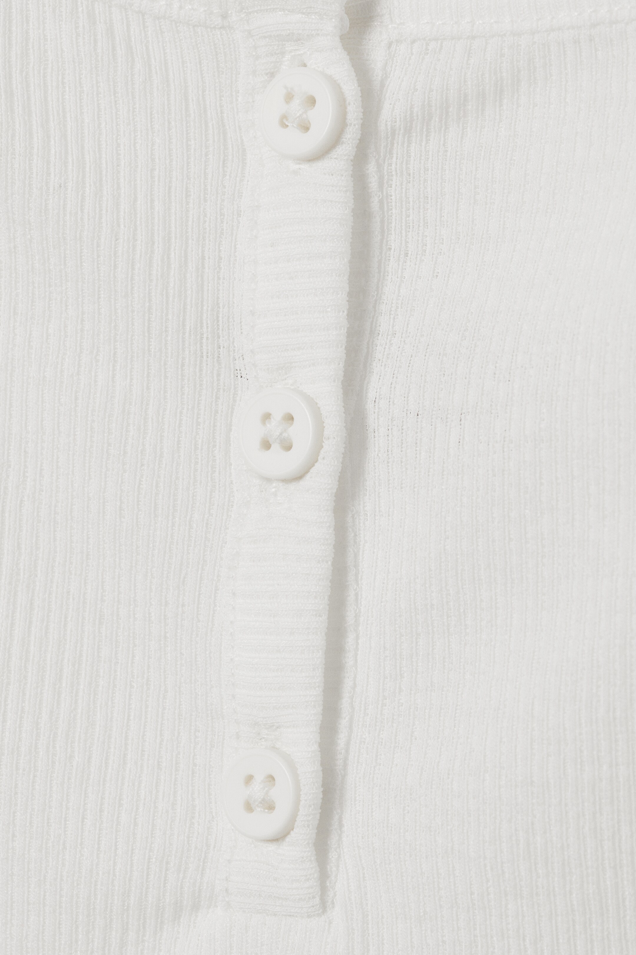 View larger image: Ribbed Bodysuit - White - Ladies | H&M GB 5