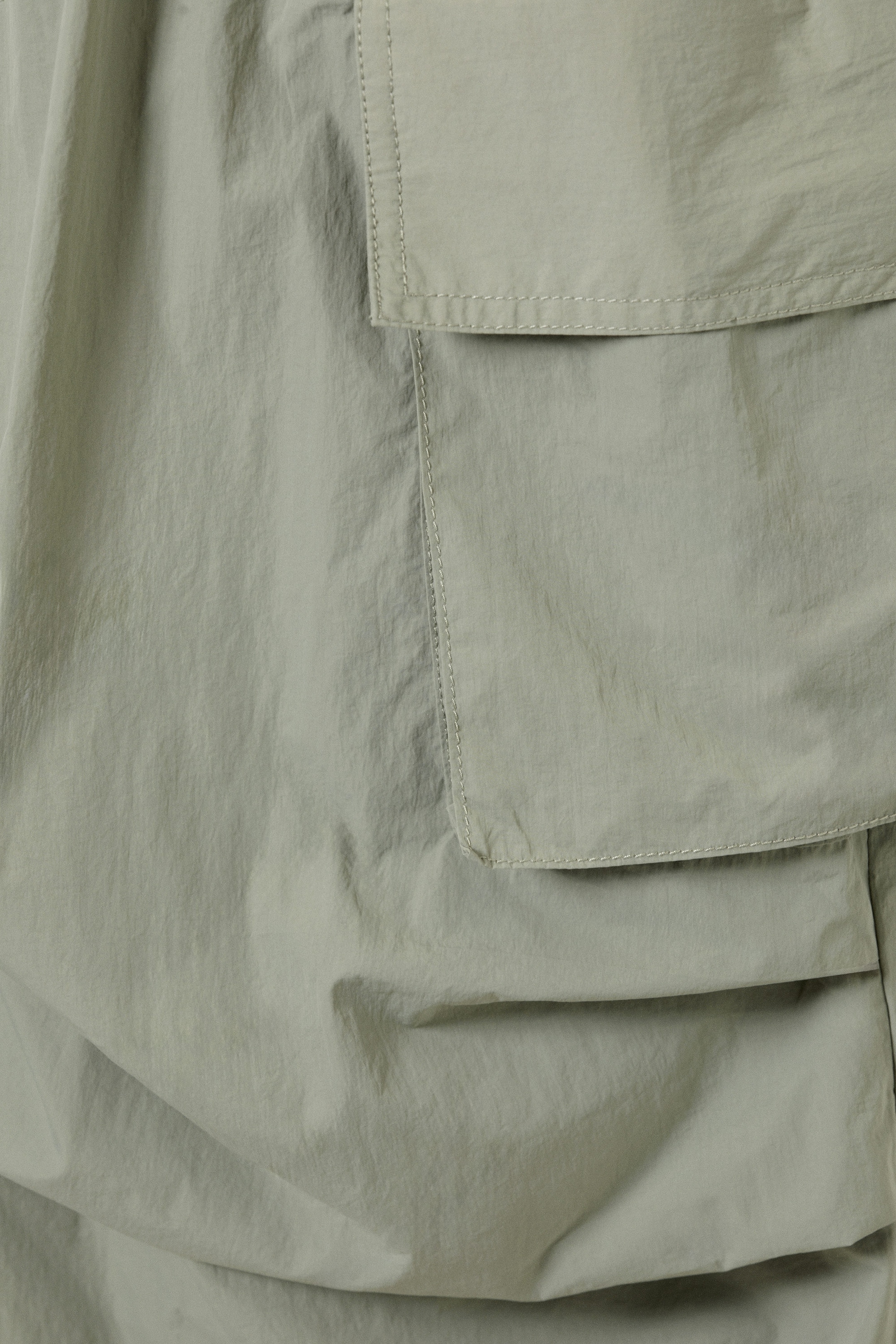 Helles Khakigrün - Weitere Nylon-Cargo-Hose - 2