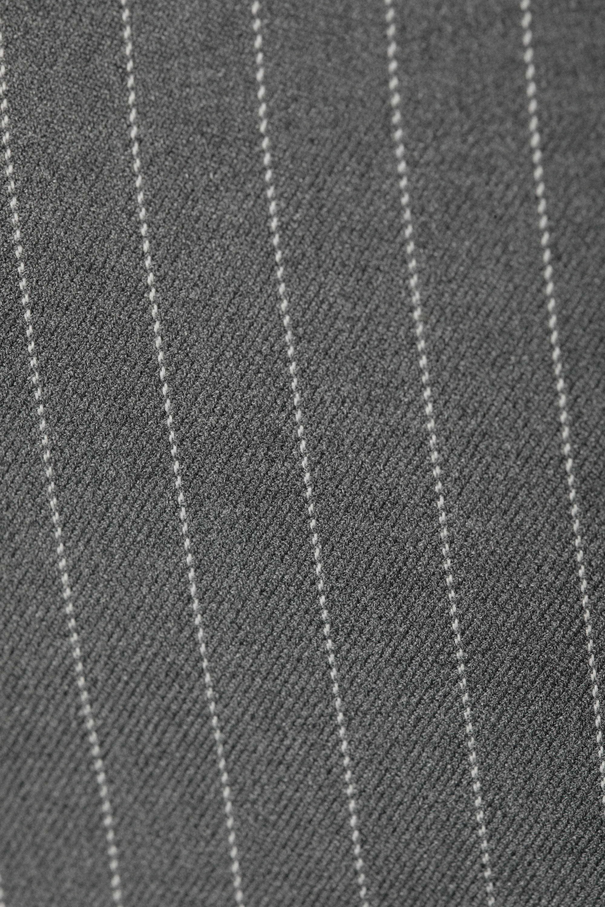 Dark Grey - Pinstripe - A-line mini skirt - 4