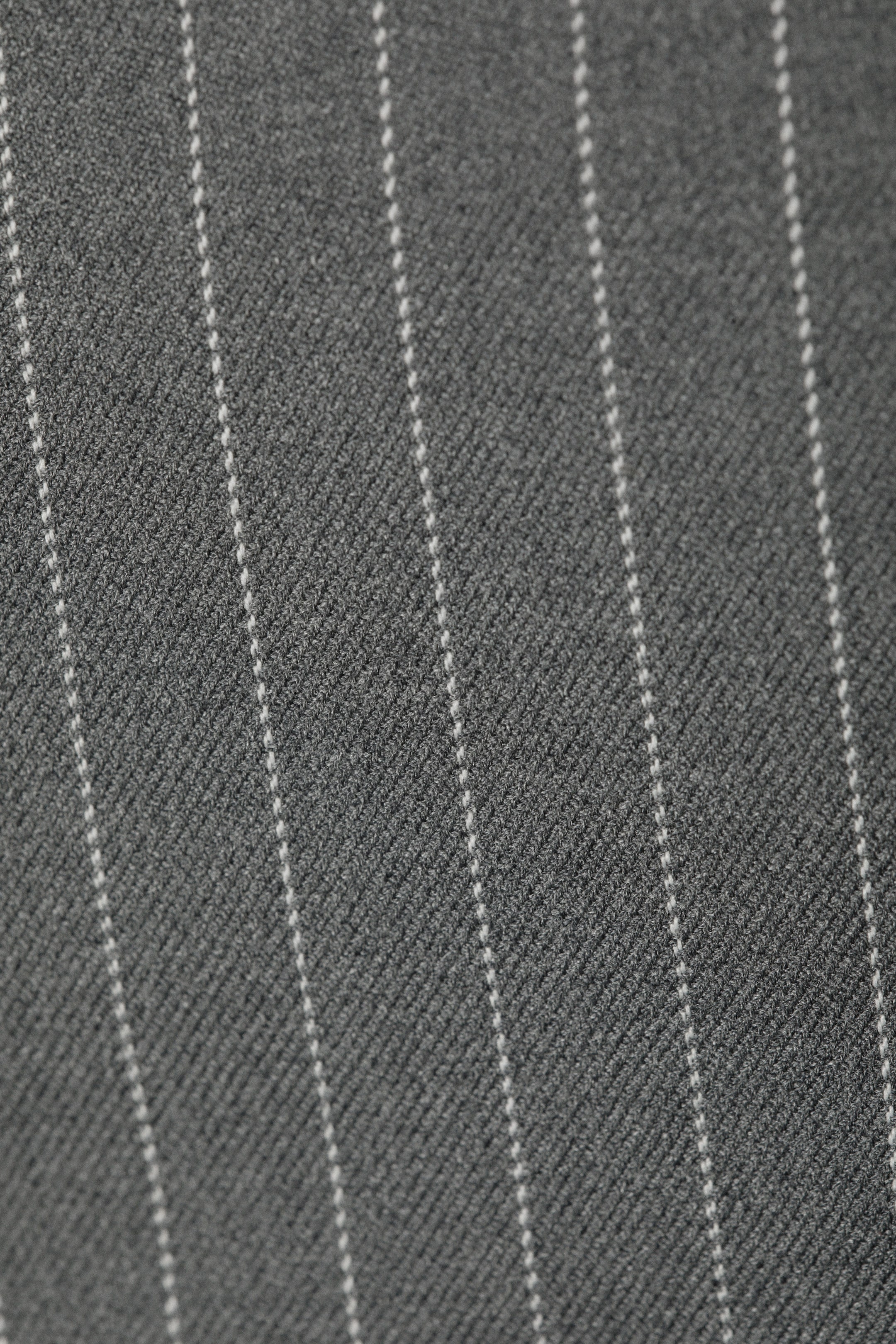 Dark Grey - Pinstripe - A-line mini skirt - 1