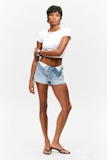 Fresh Blue - bleu clair - Short en jean Lana - 0