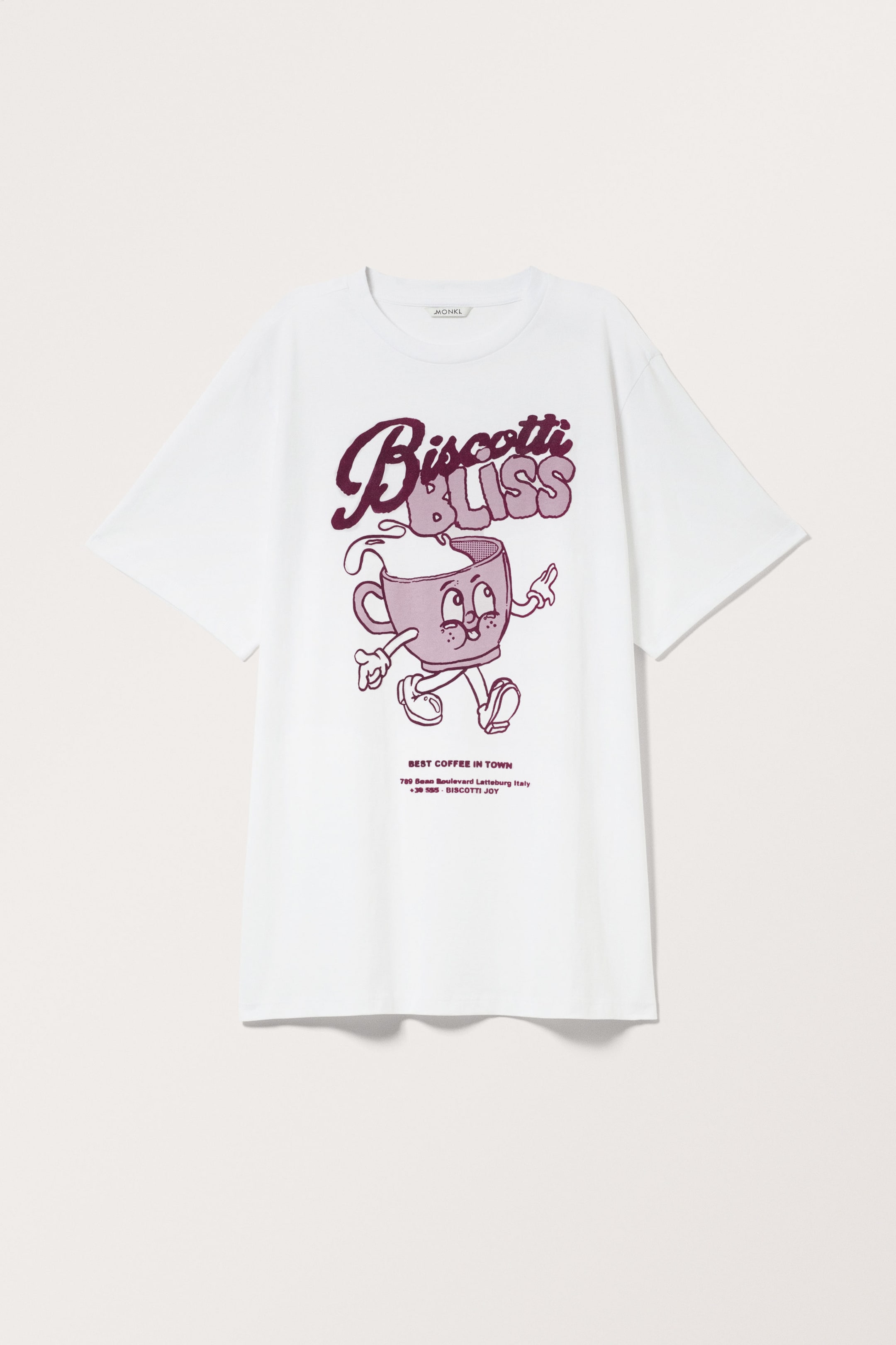 "Biscotti Bliss" - Oversized-T-Shirt zum Überwerfen - 0