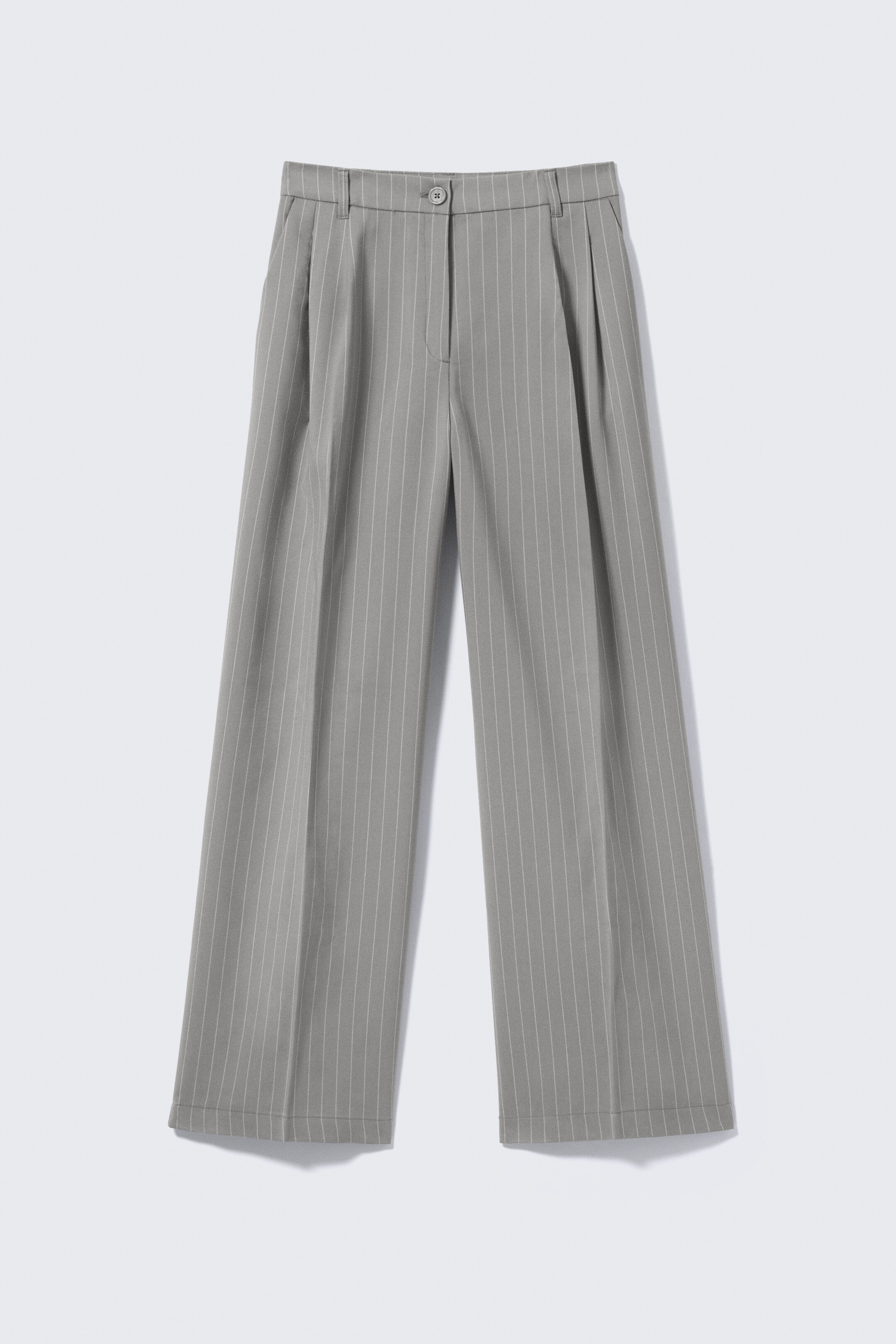 Agrandir l'image: Pantalon large - Gris rayé - FEMME | H&M CH 5
