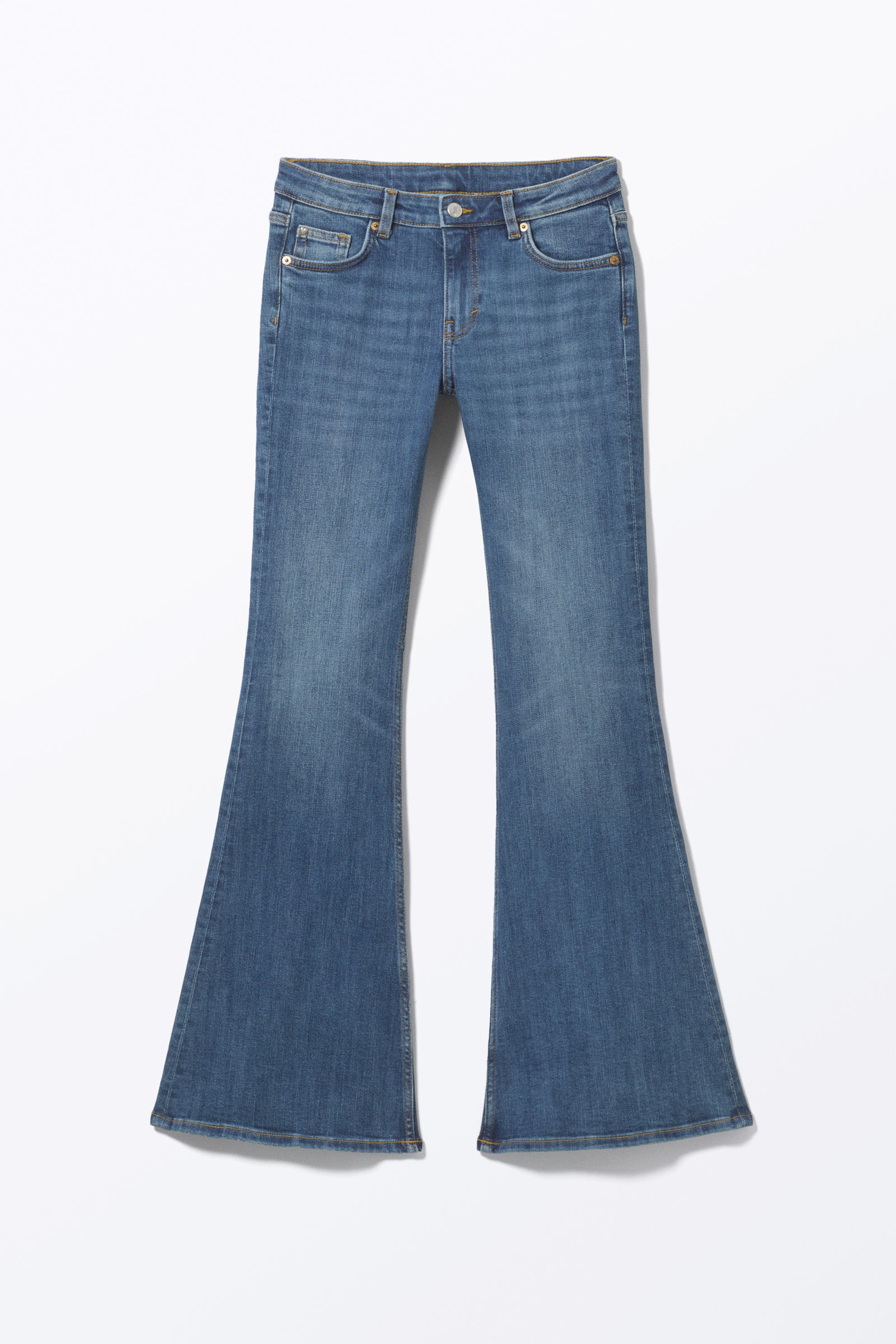 Sunset Blue - Katsumi Jeans mit Schlag und niedriger Taille - 5