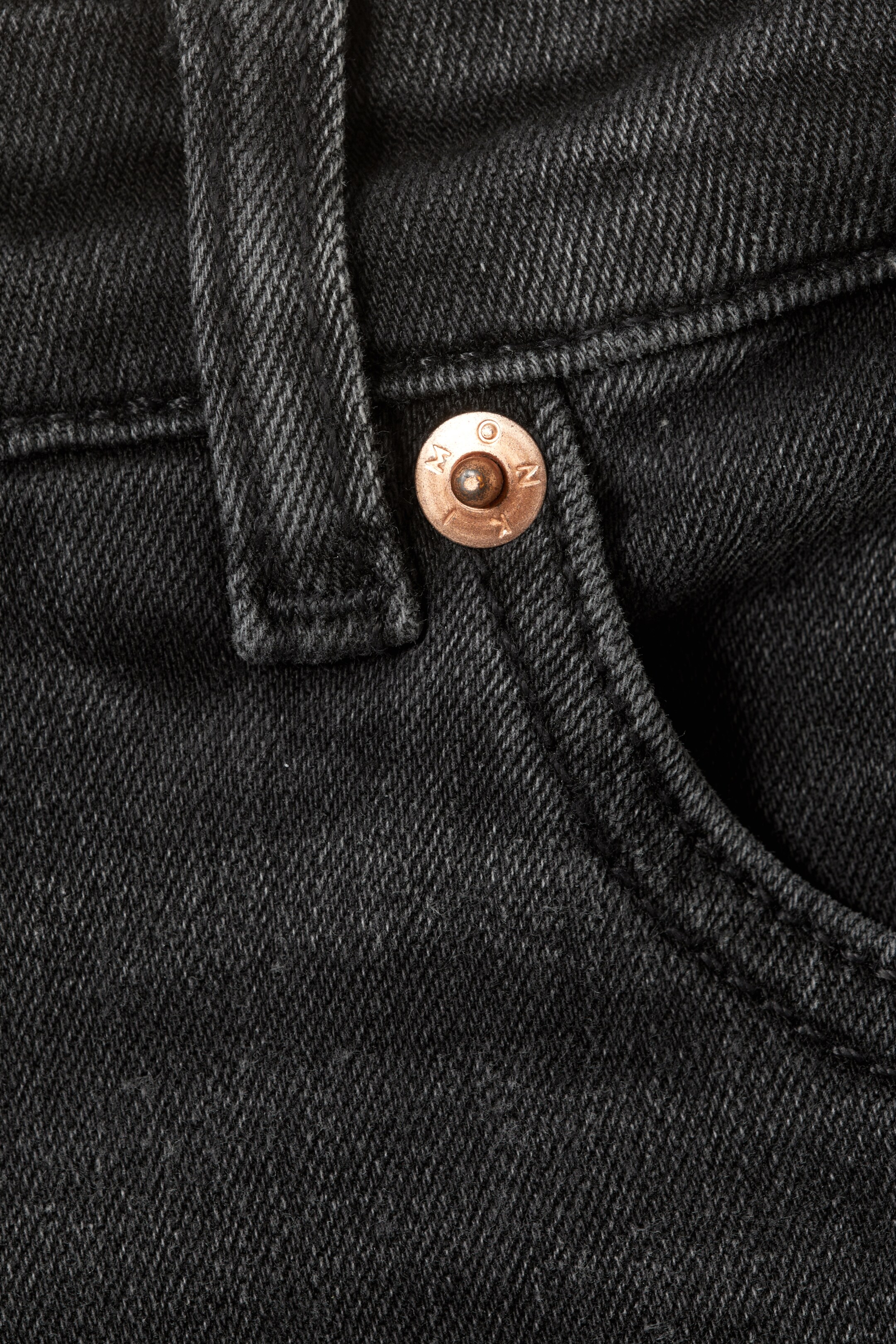 Se større billede: Katsumi lav talje svaj jeans - Forvasket sort - DAME | H&M DK 2