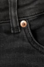 Washed Black - Katsumi Low Waist Flared Jeans - 6