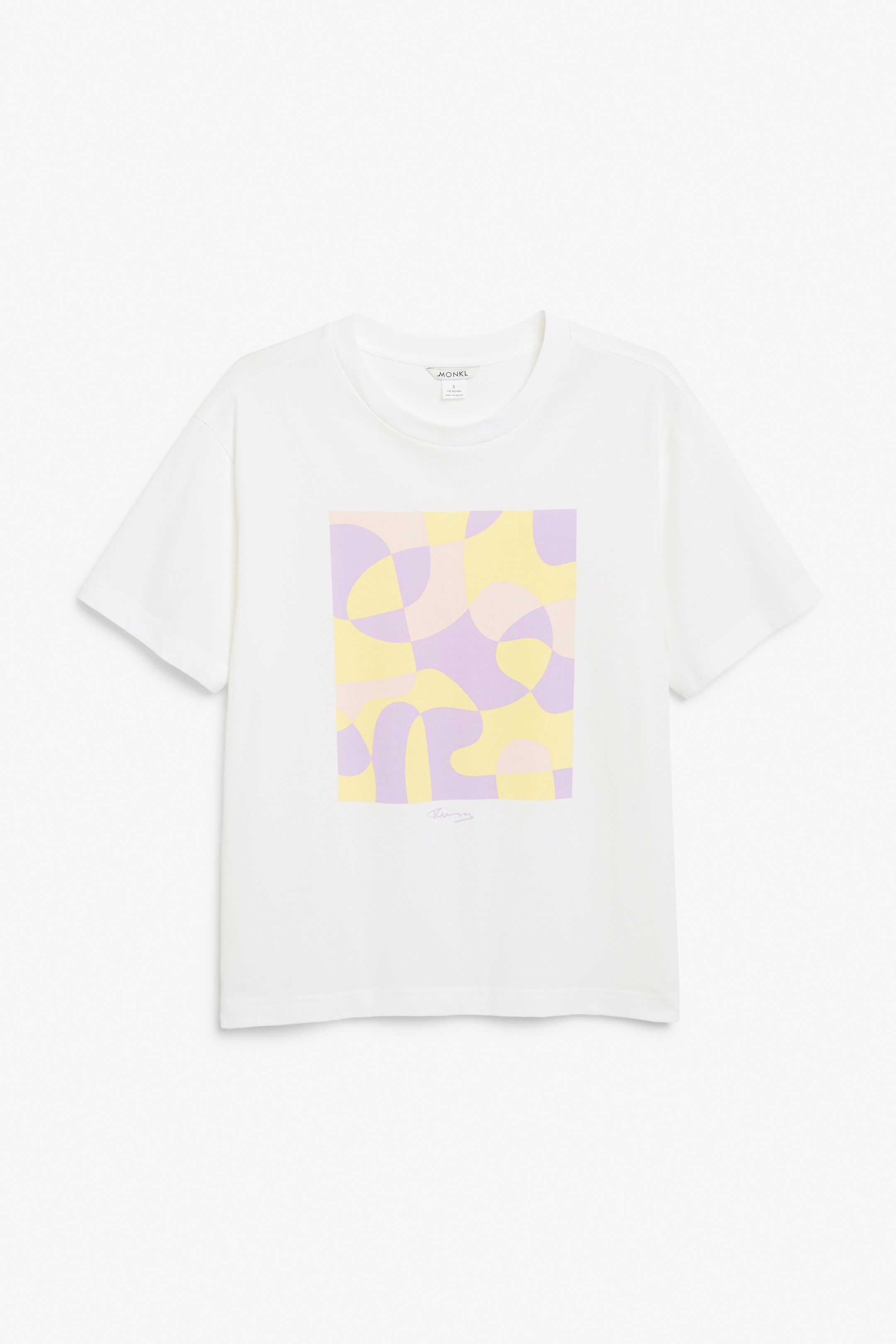 View larger image: Cotton tee - Tee with pastel front print - Ladies | H&M GB 1