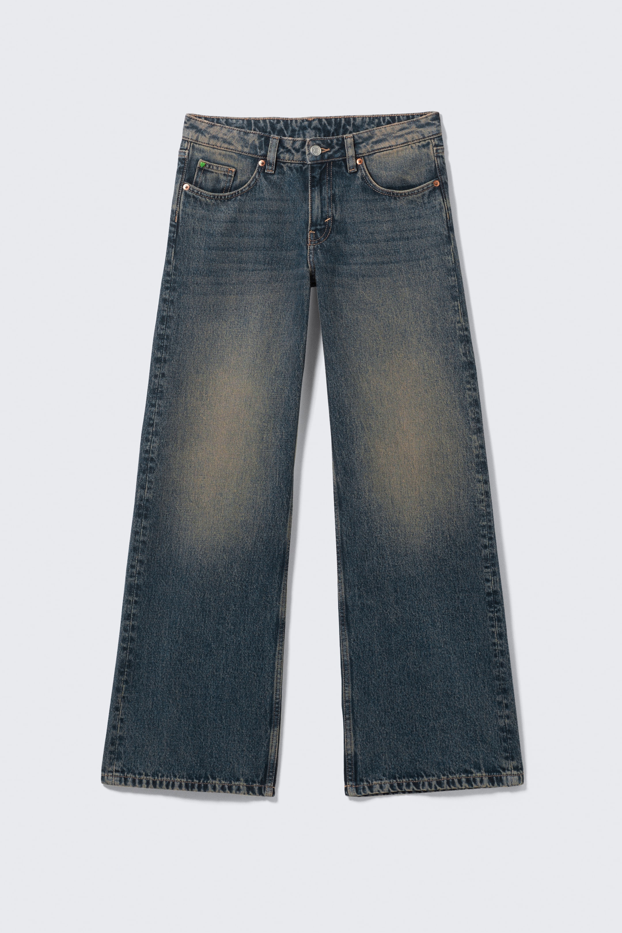 Ver imagen más grande: Vaqueros anchos de tiro bajo Imoo - Desert Blue - MUJER | H&M ES 6