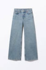 Mid Blue - Paz Mid Wide Jeans - 8