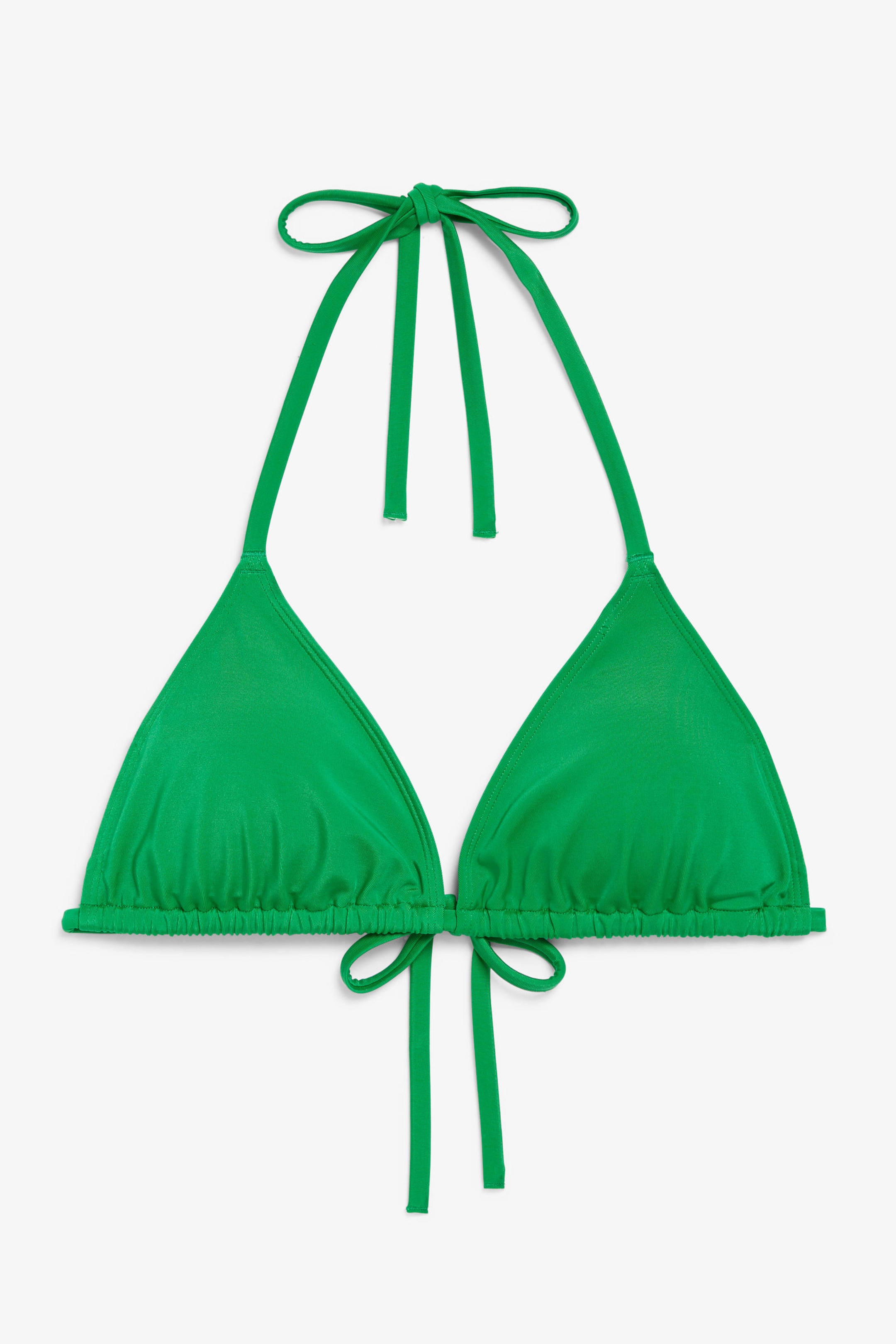 Heldergroen - Triangelbikinitop - 0