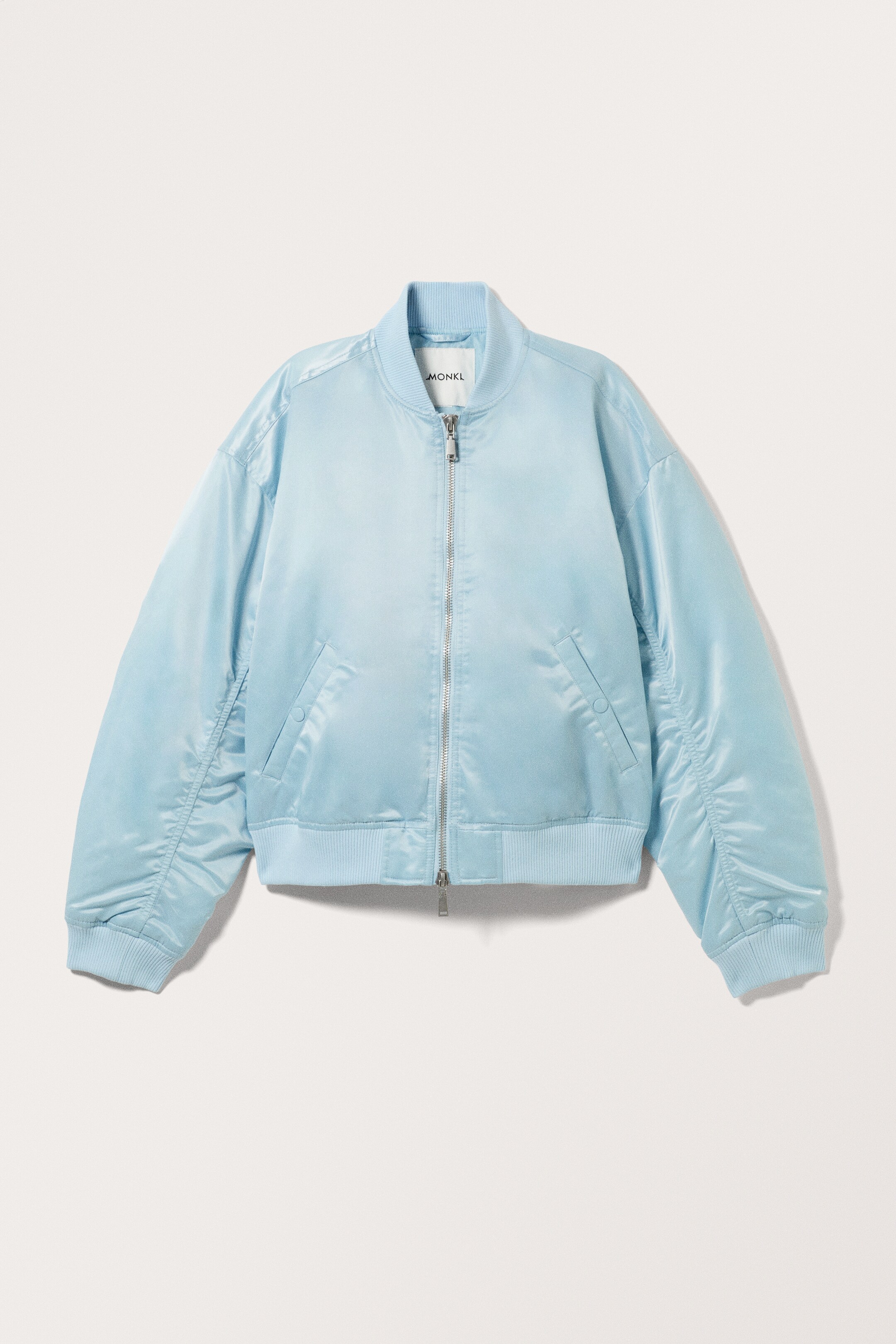 Größeres Bild ansehen: Lässige Bomberjacke aus Satin - Hellblau - Ladies | H&M DE 1