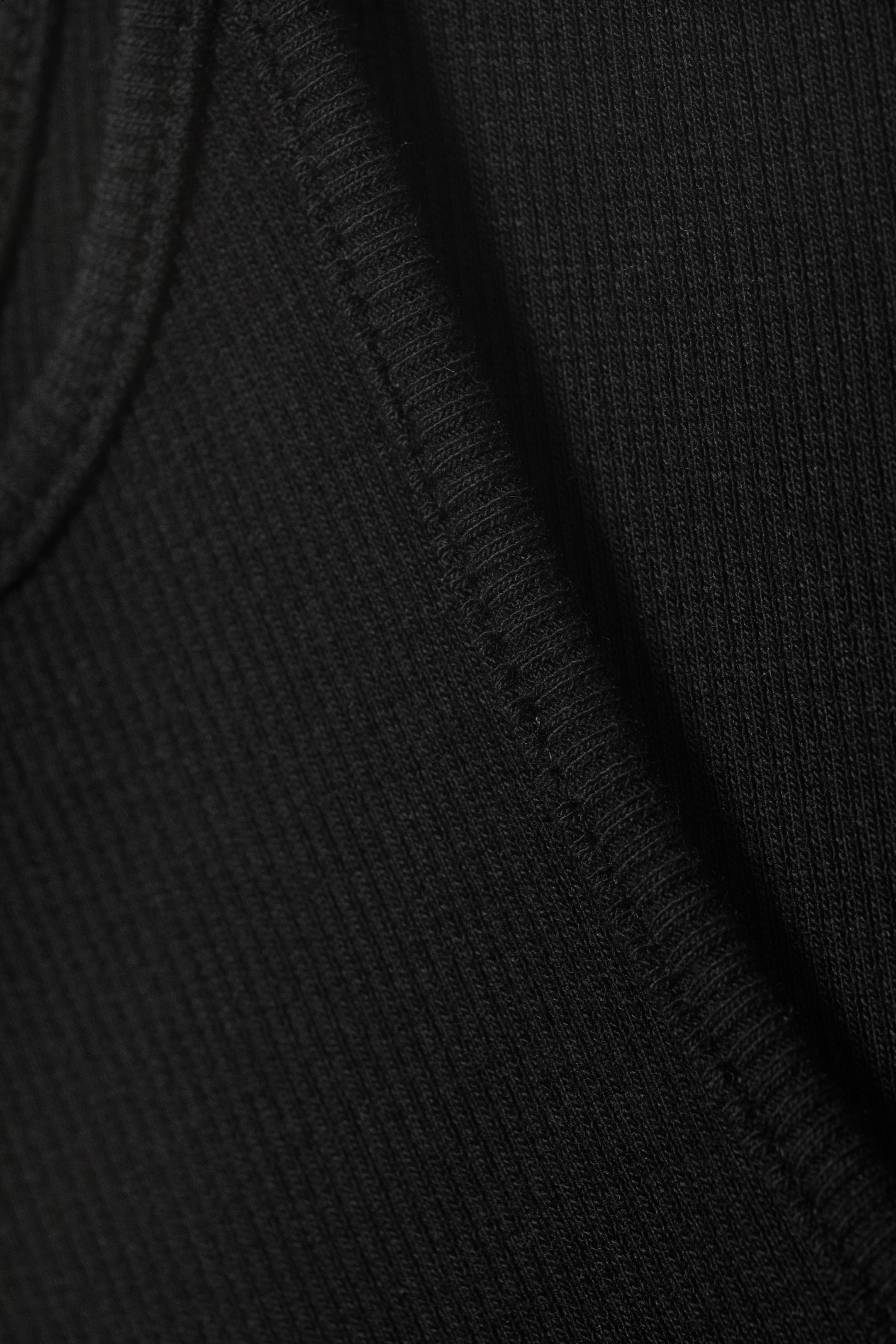 Größeres Bild anzeigen: Rippstrick-Jumpsuit in enger Passform - Schwarz - Ladies | H&M AT 6