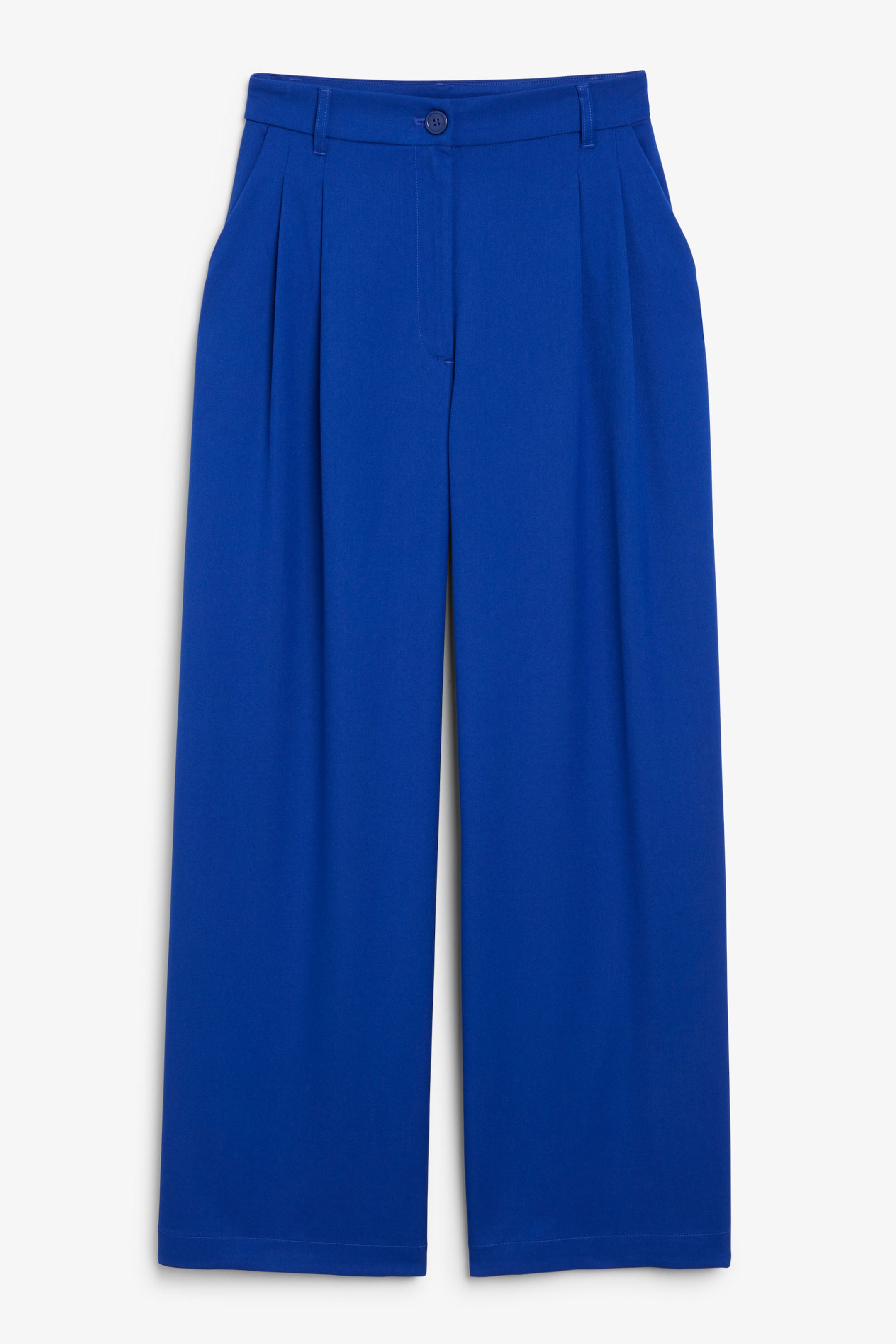 Cobalt blue - Wide Leg Trousers - 0