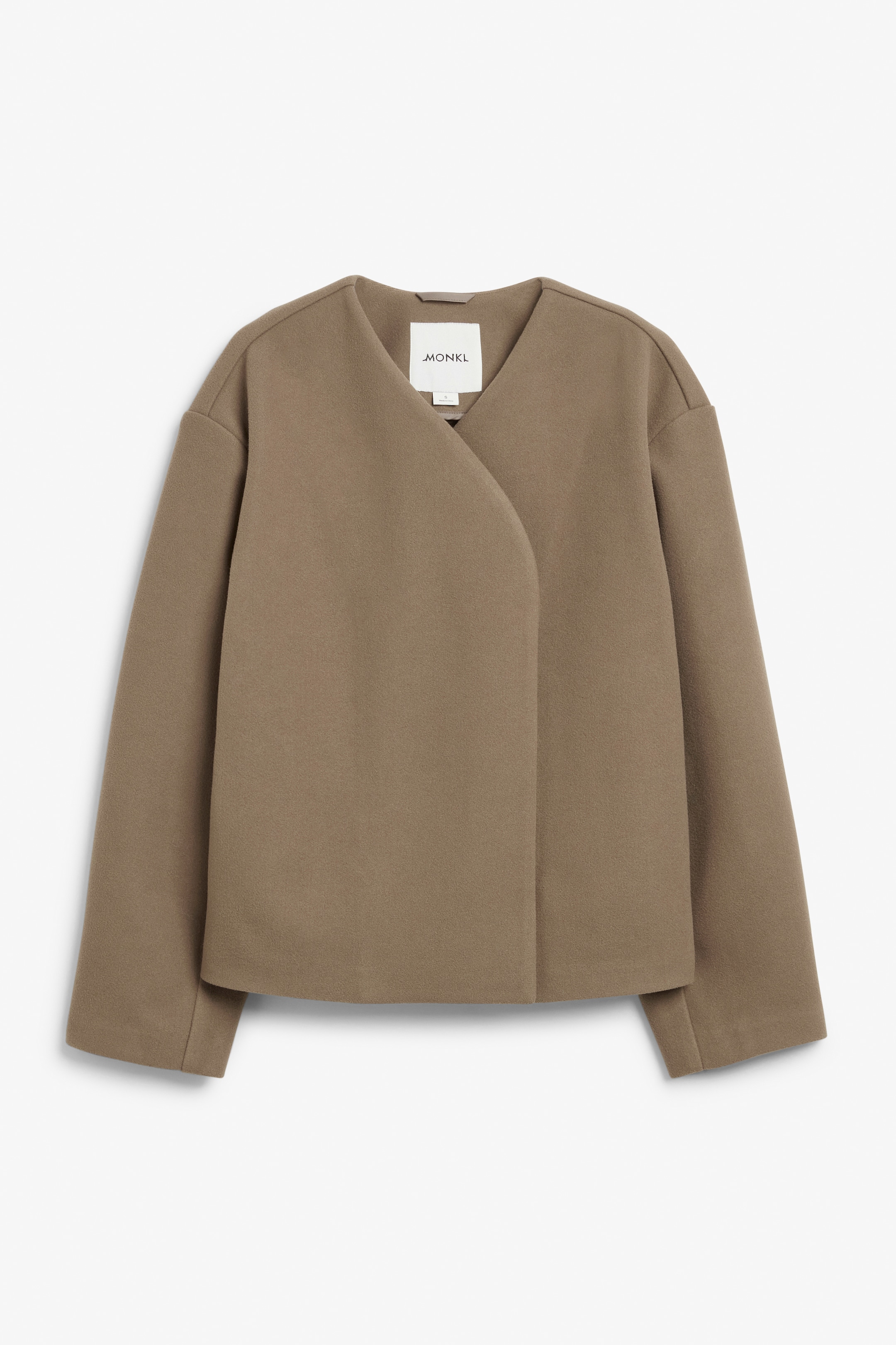 Vis større bilde: Strukturmønstret jakke - Støvete mole - DAME | H&M NO 1