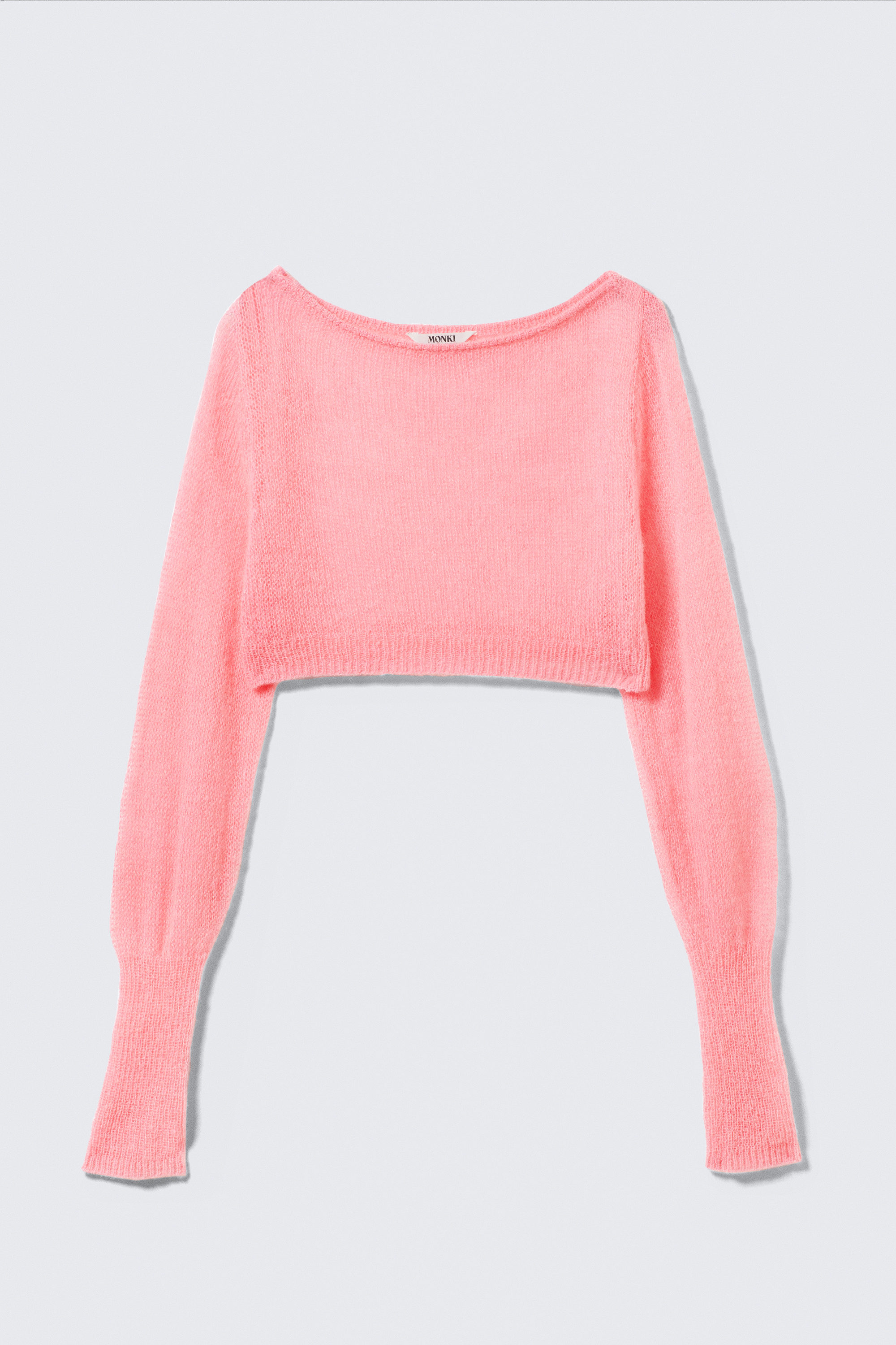 Pink - Soft Cropped Pyjama Sweater - 3