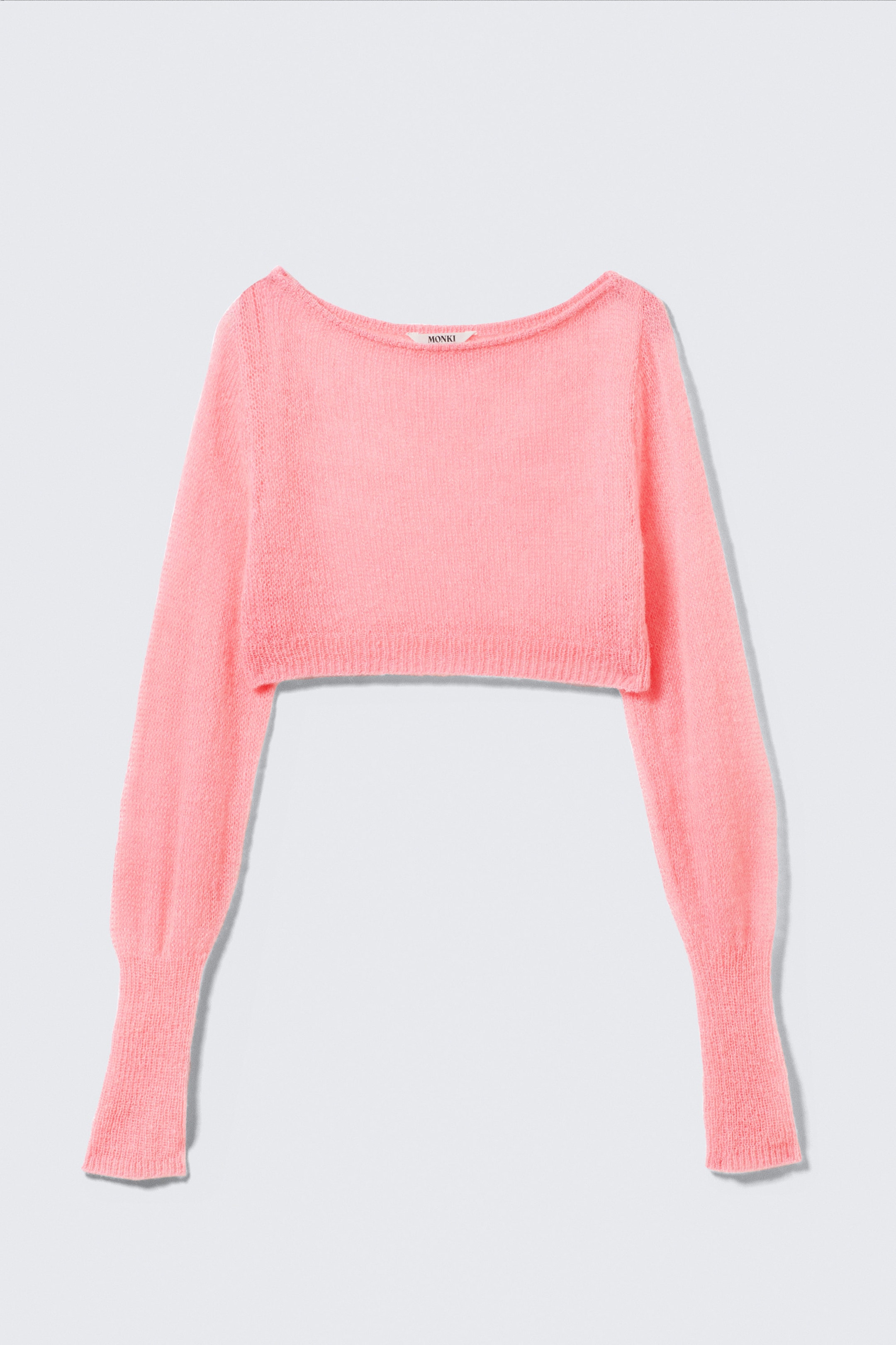 Rosa - Weicher, kurz geschnittener Pyjama-Pullover - 0