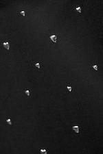 Schwarz - Herz-Pins - Ärmelloses Tanktop mit U-Boot-Ausschnitt - 1