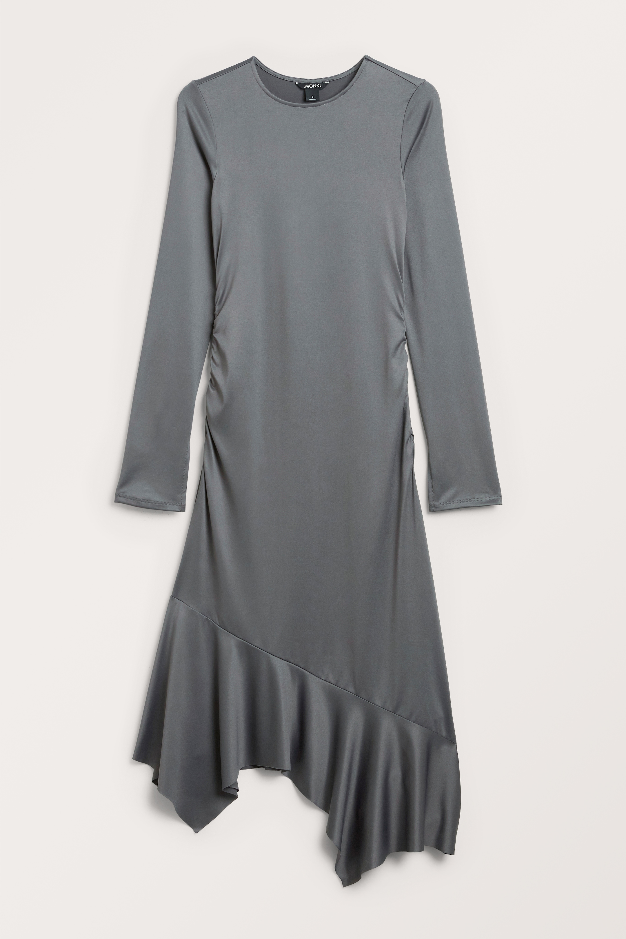 Ingrandisci l'immagine: Long sleeved asymmetric dress - Dark grey - DONNA | H&M CH 1
