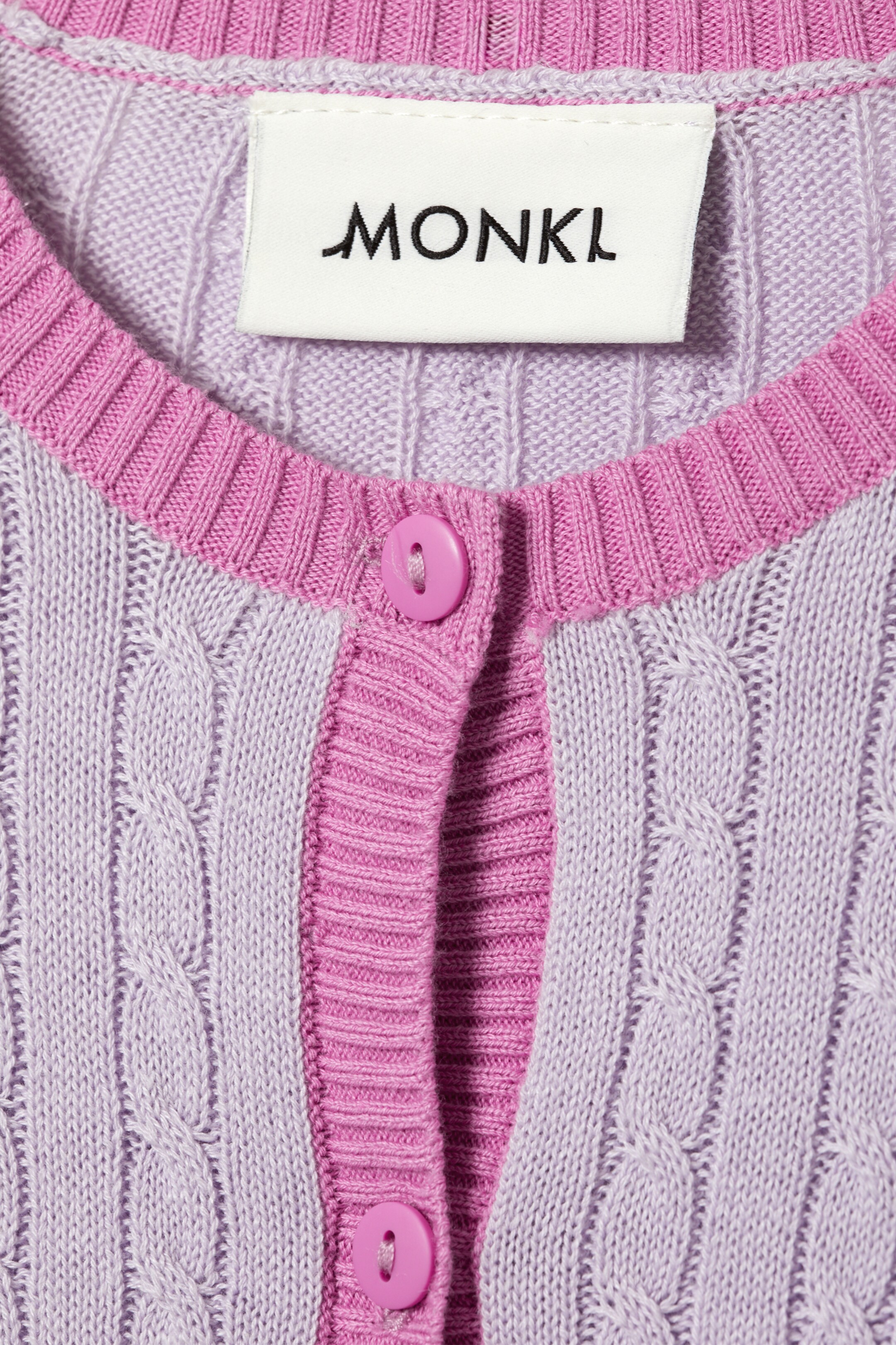 Agrandir l'image: Cardigan en maille à manches longues - Mauve clair cendré - FEMME | H&M CH 2