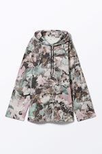 Muted Wild - Oversized Hoodie Mini Dress - 0