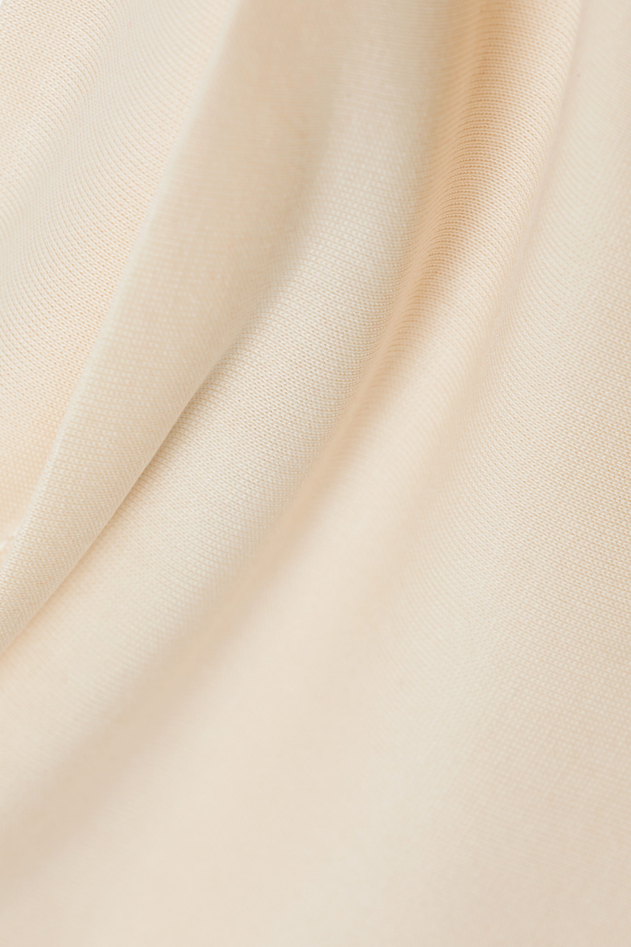 Cream - Super soft sleeveless boatneck top - 1