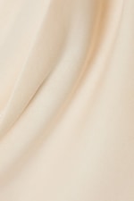 Cream - Super soft sleeveless boatneck top - 1