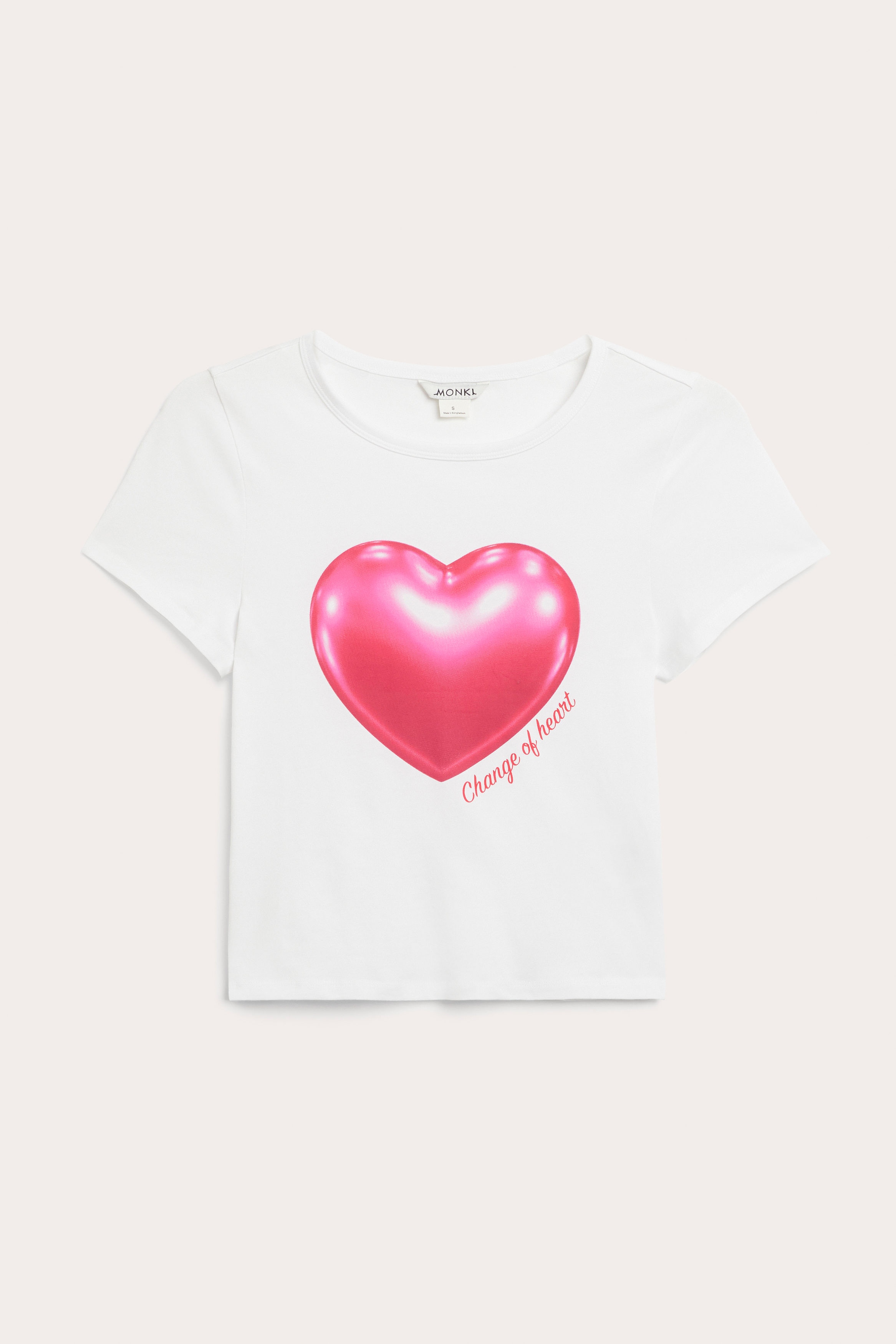 Change of heart - Croppad T-shirt - 0